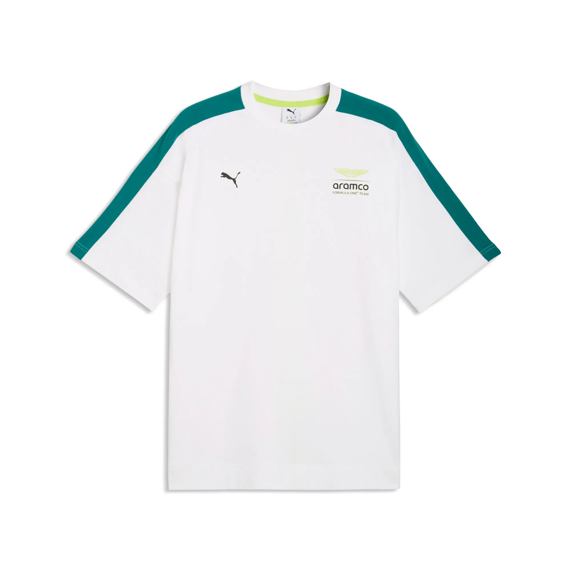 PUMA x ASTON MARTIN ARAMCO F1Â® TEAM T7 T-Shirt Men in White | Size 2XL