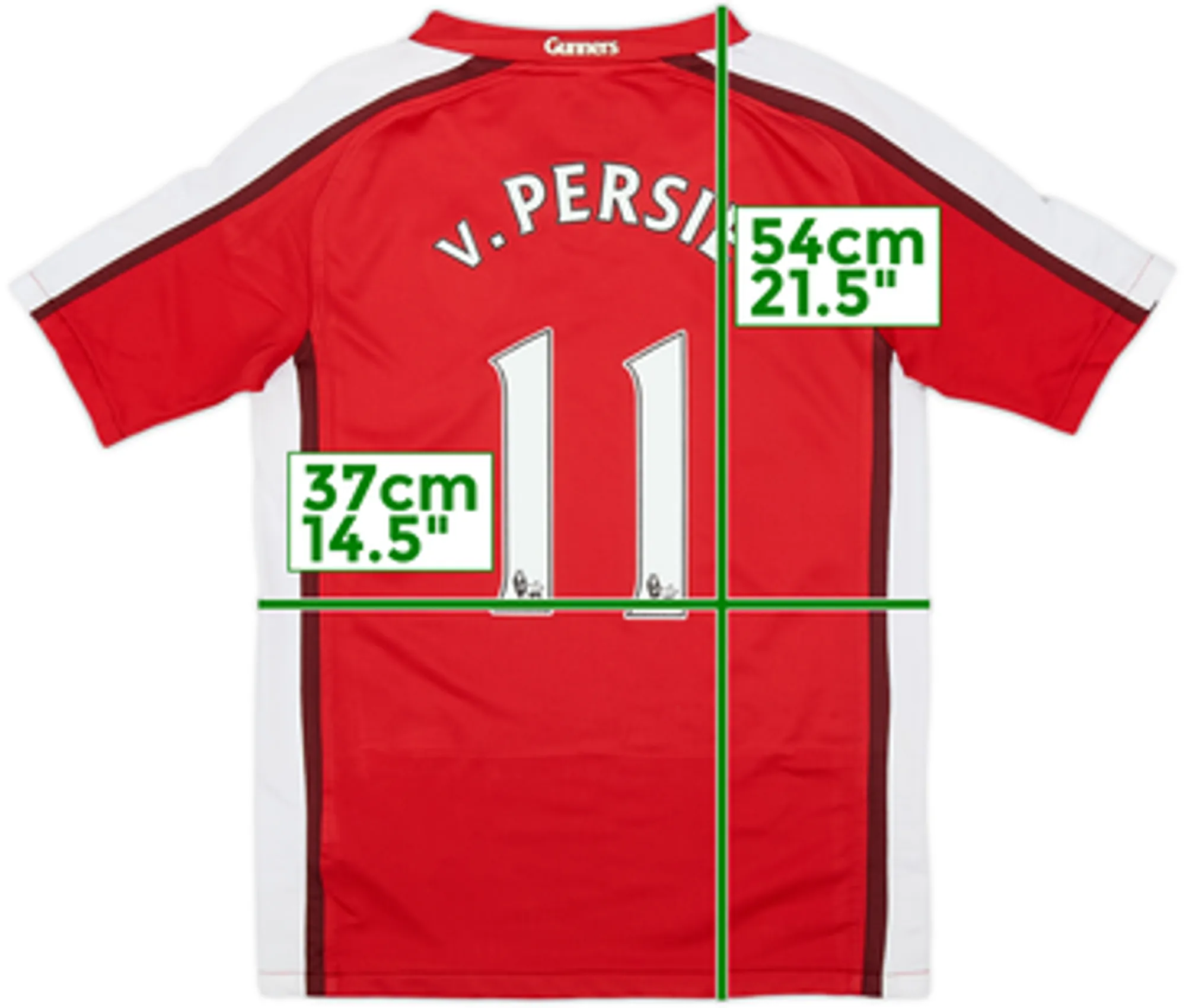 2008-10 Arsenal Home Shirt v.Persie #11 - 6/10 - (S.Boys)