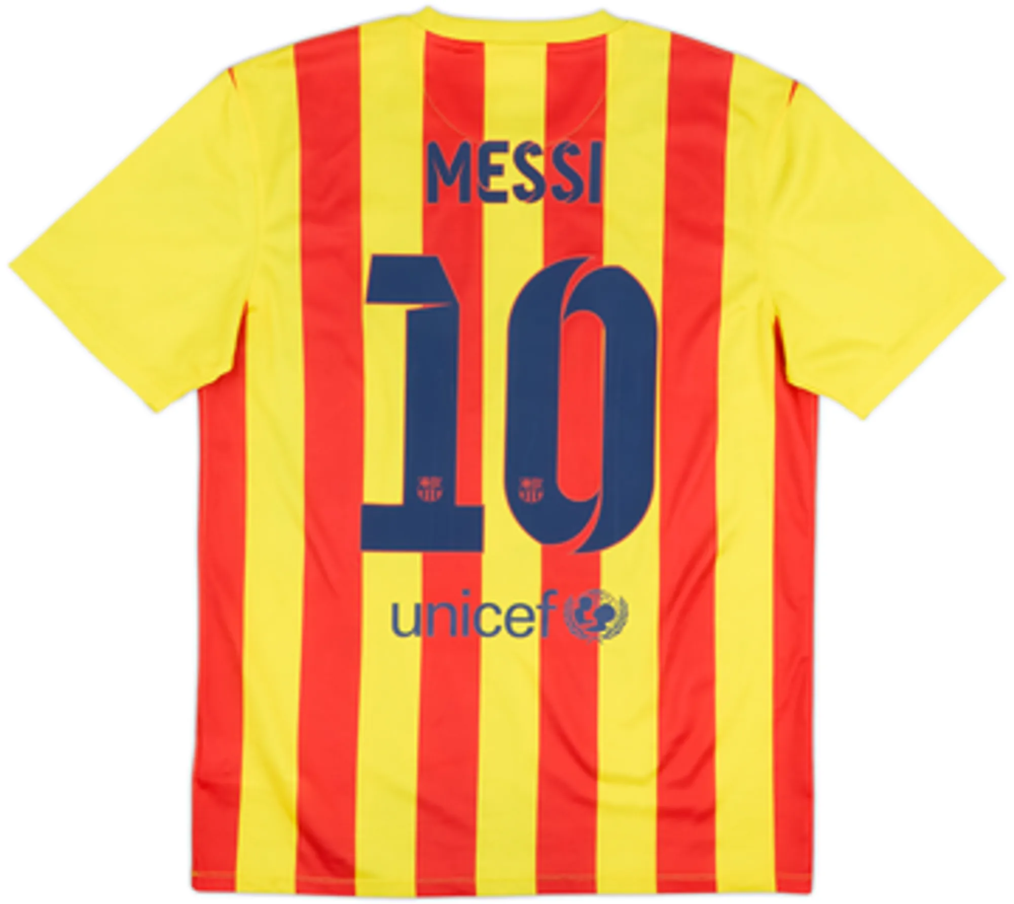 2013-15 Barcelona Basic Away Shirt Messi #10 - 5/10 - (M)