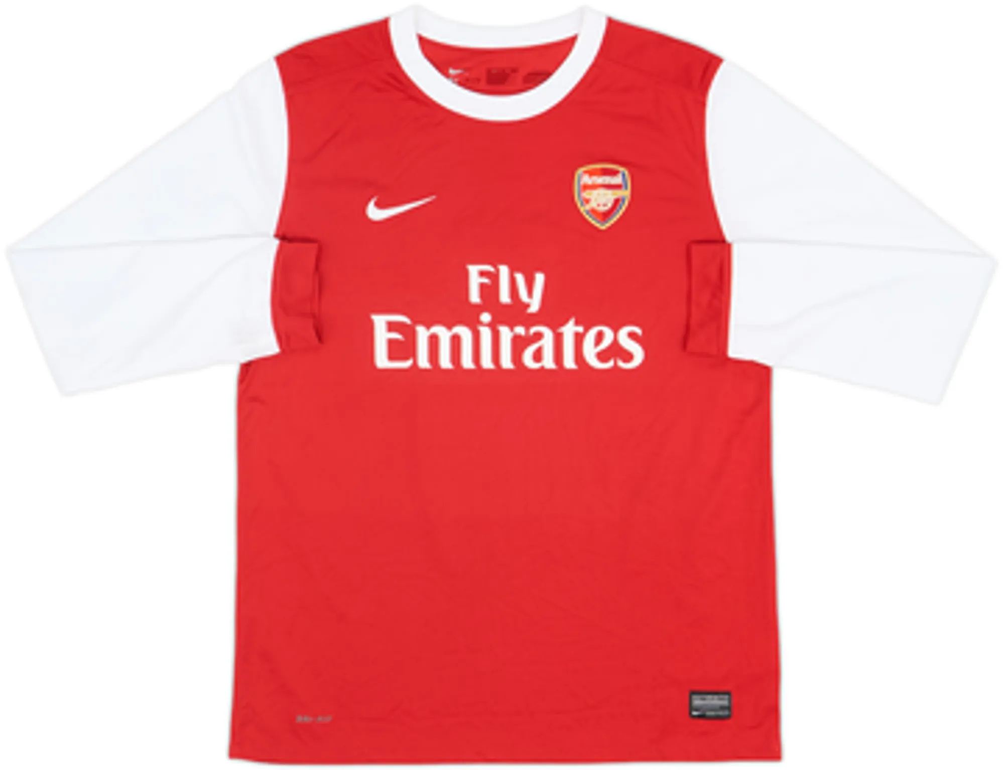 2010-11 Arsenal Home L/S Shirt Fabregas #4 - 6/10 - (XL.Boys)