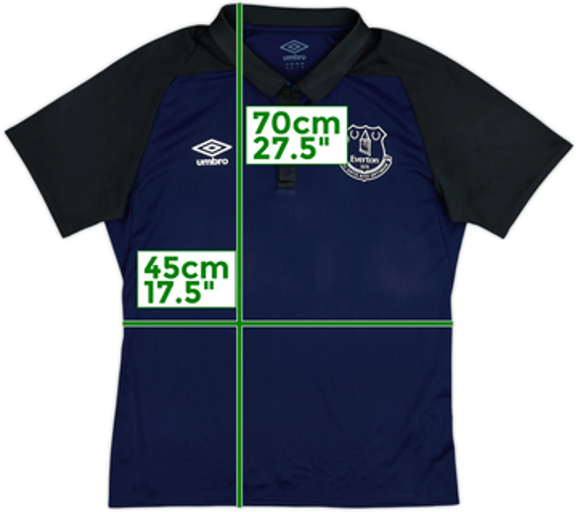 2018-19 Everton Umbro Polo Shirt - 6/10 - (M)