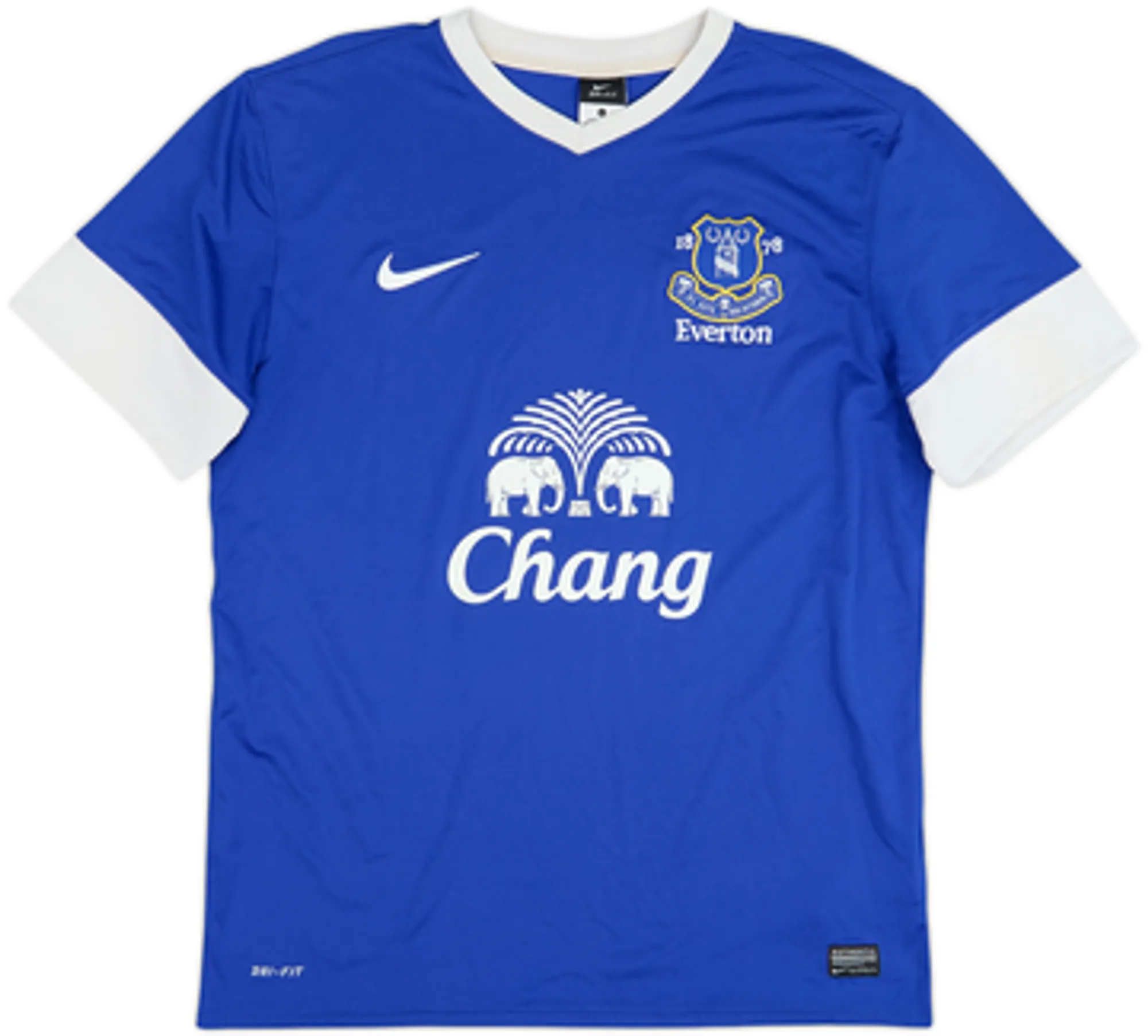 2012-13 Everton Home Shirt Oviedo #8 - 6/10 - (L)