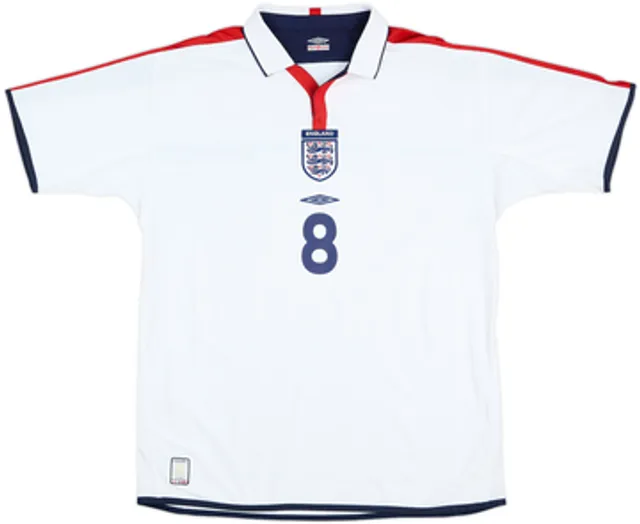 2003-05 England Home Shirt Scholes #8VXL | ENGH048VXLused | FOOTY.COM