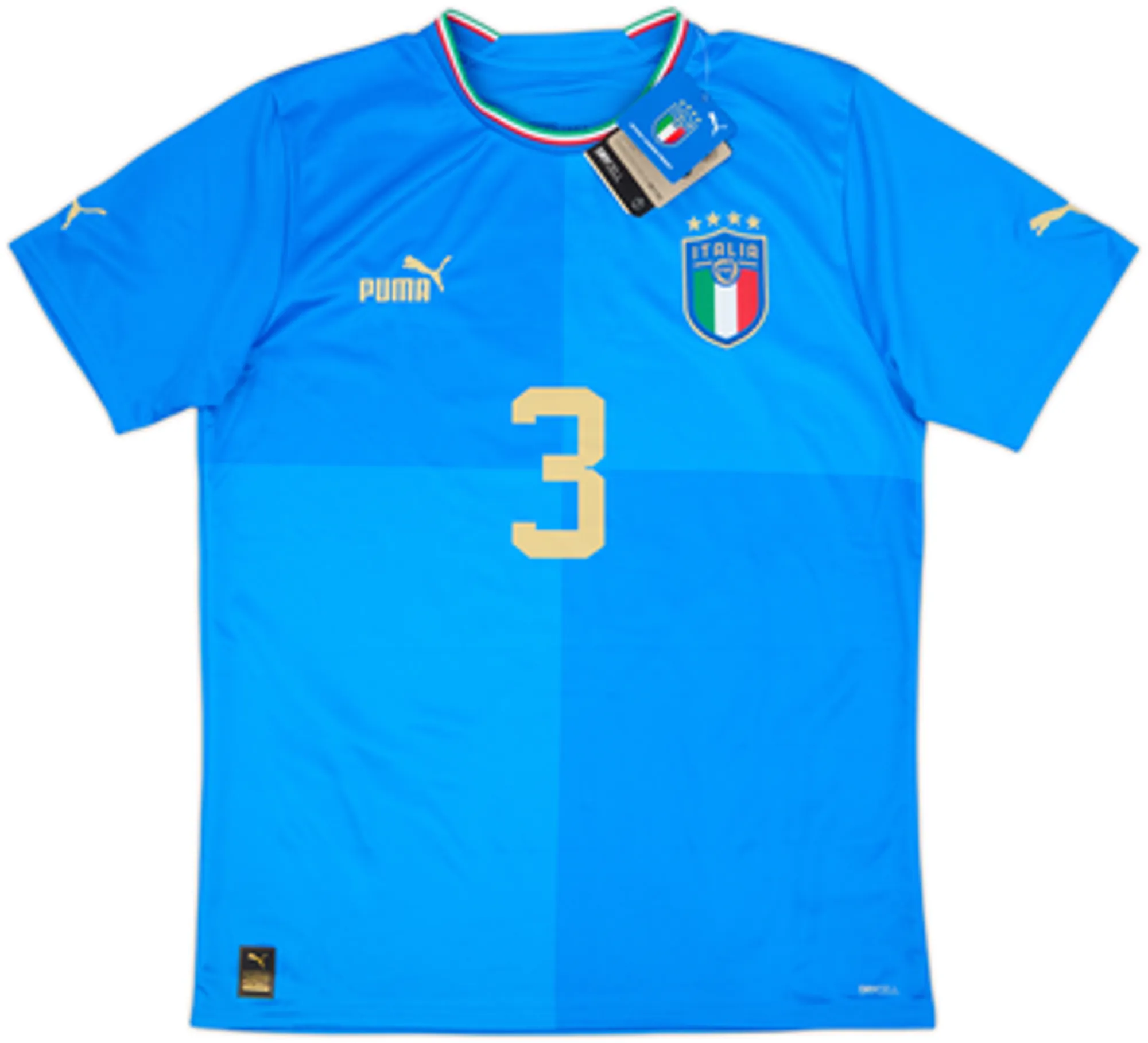 2022-23 Italy Home Shirt Chiellini #3 (M)