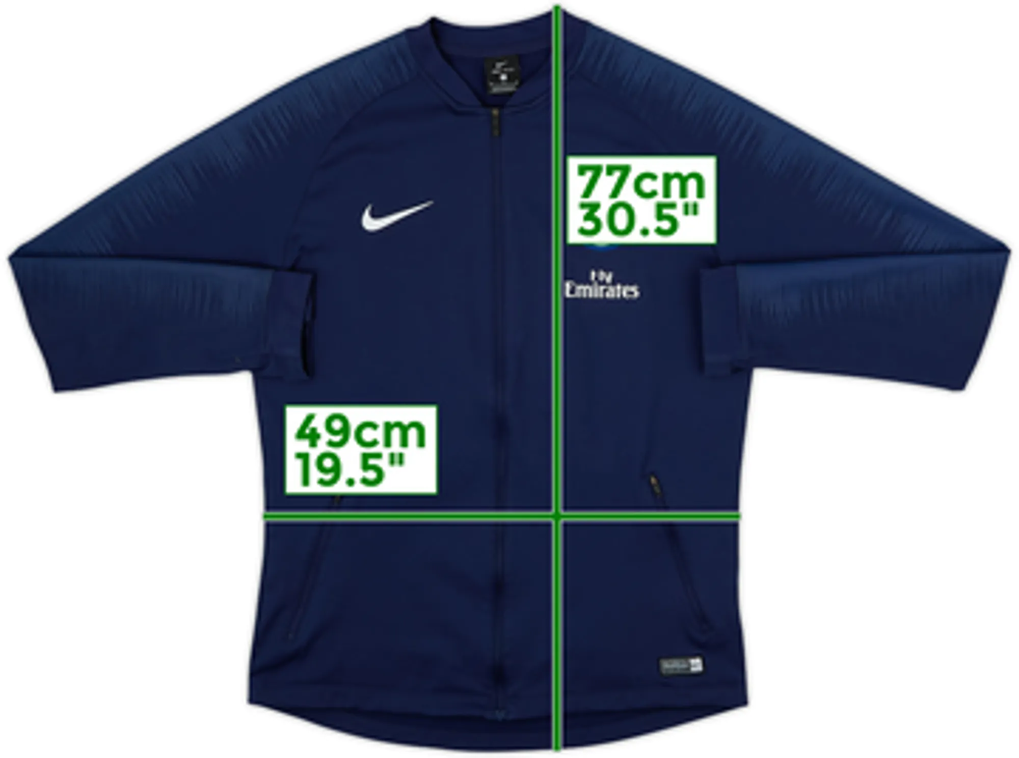 2018-19 Paris Saint-Germain Nike Track Jacket - 6/10 - (M)