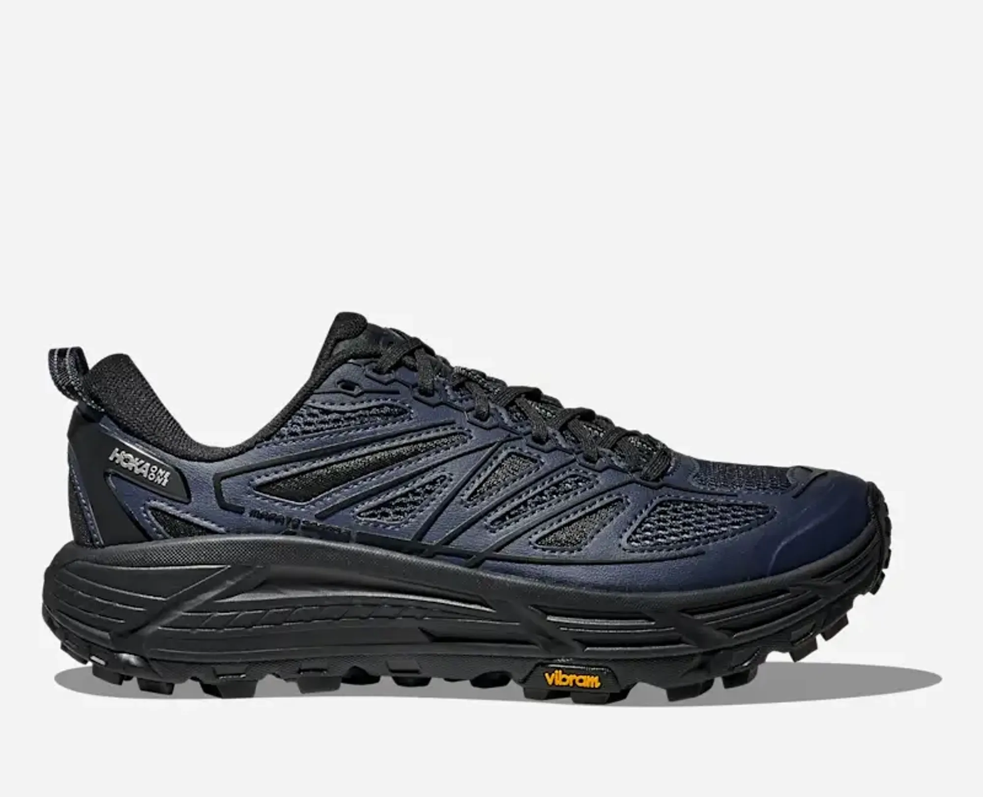 Hoka Stealth/Tech Mafate Speed 2 Lifestyle Shoes In Varsity Navy/Black