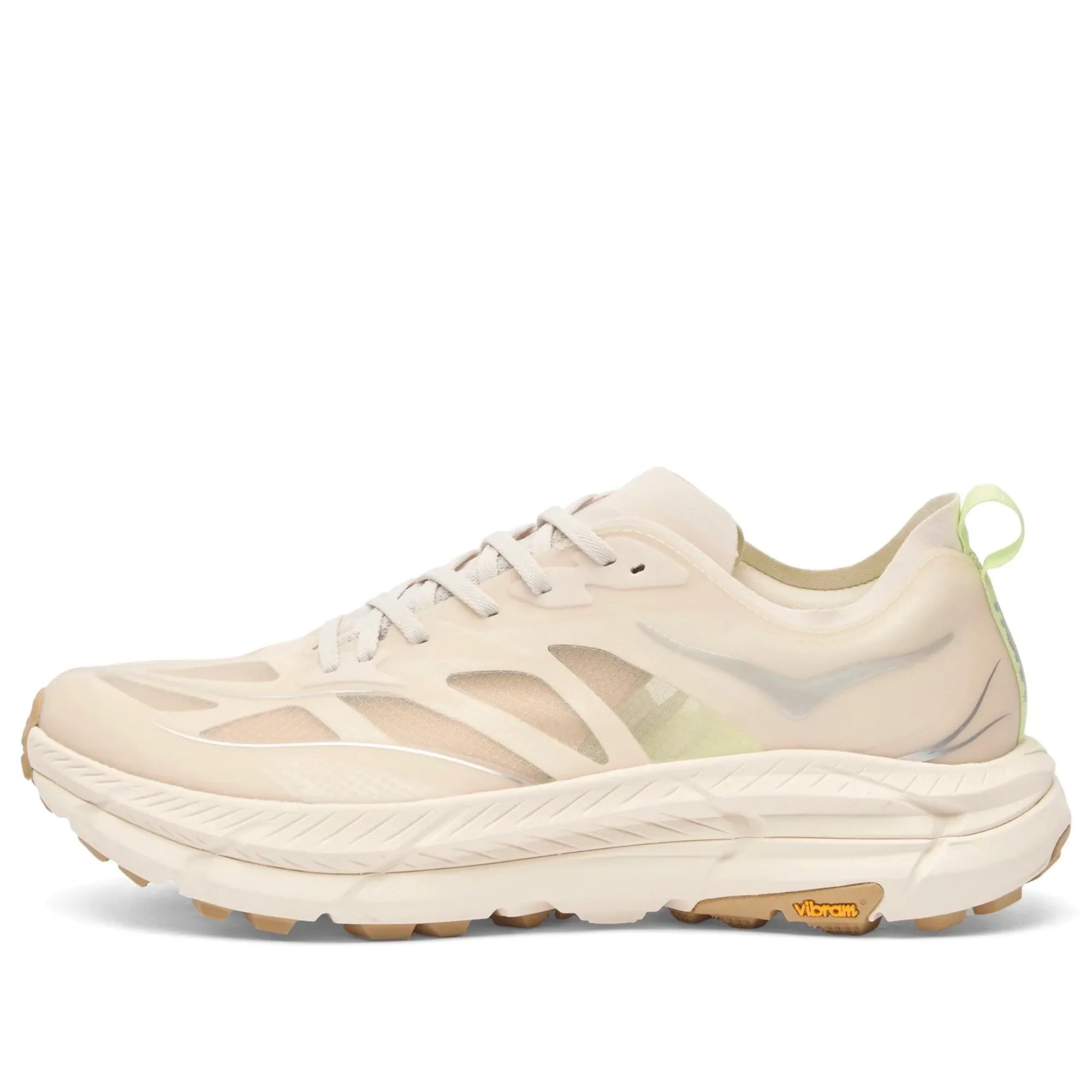 HOKA ONE ONE Men's Mafate Speed 4 Lite Sneaker Stucco/Alabaster