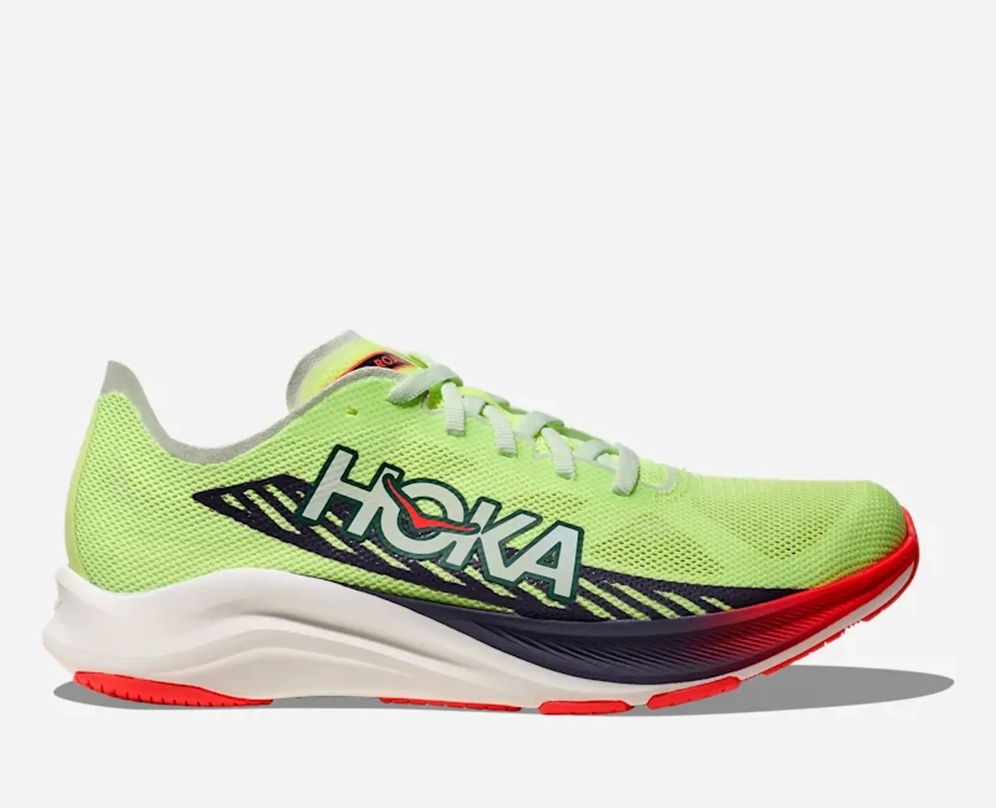 Hoka Cielo Road Race Shoes In Neon Yuzu/Squid Ink