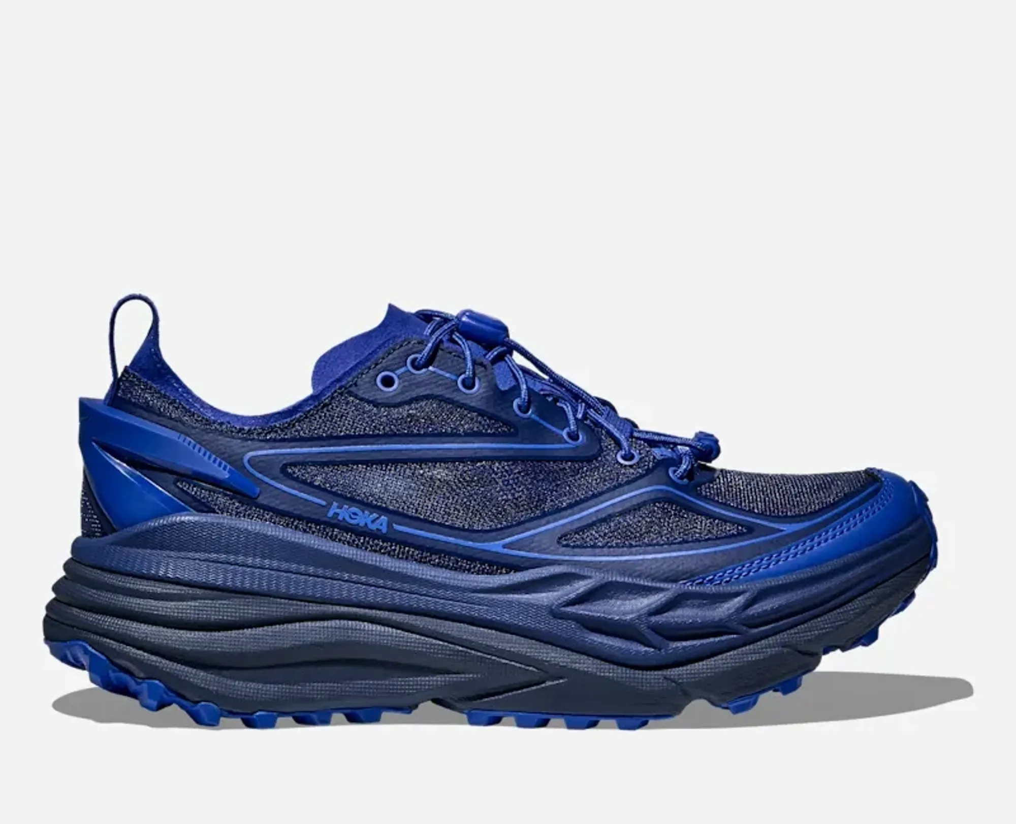 Hoka Stinson One7 Trail Shoes In Midnight Blue/Varsity Navy