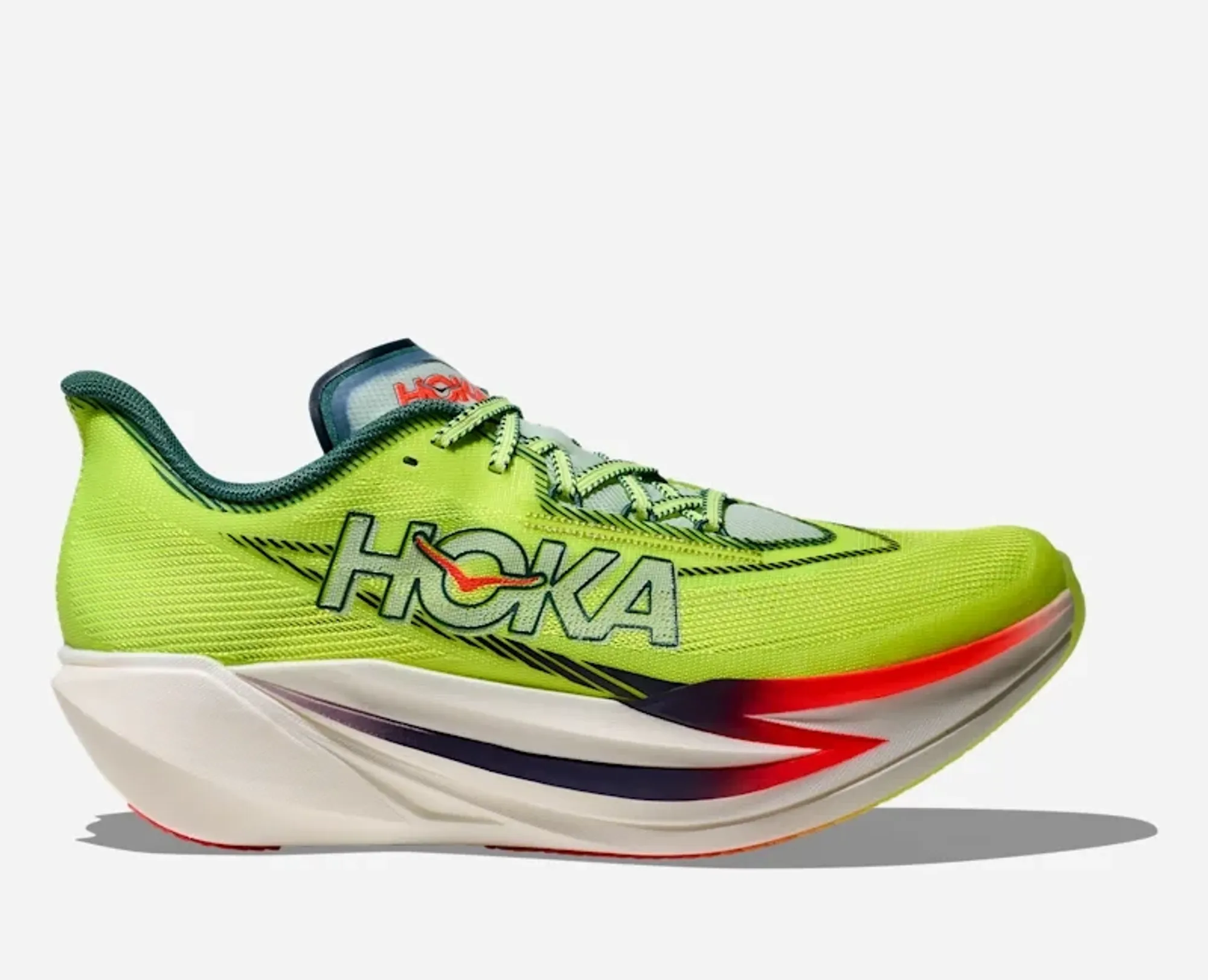 Hoka Cielo X1 3.0 Race Shoes In Neon Yuzu/Thyme
