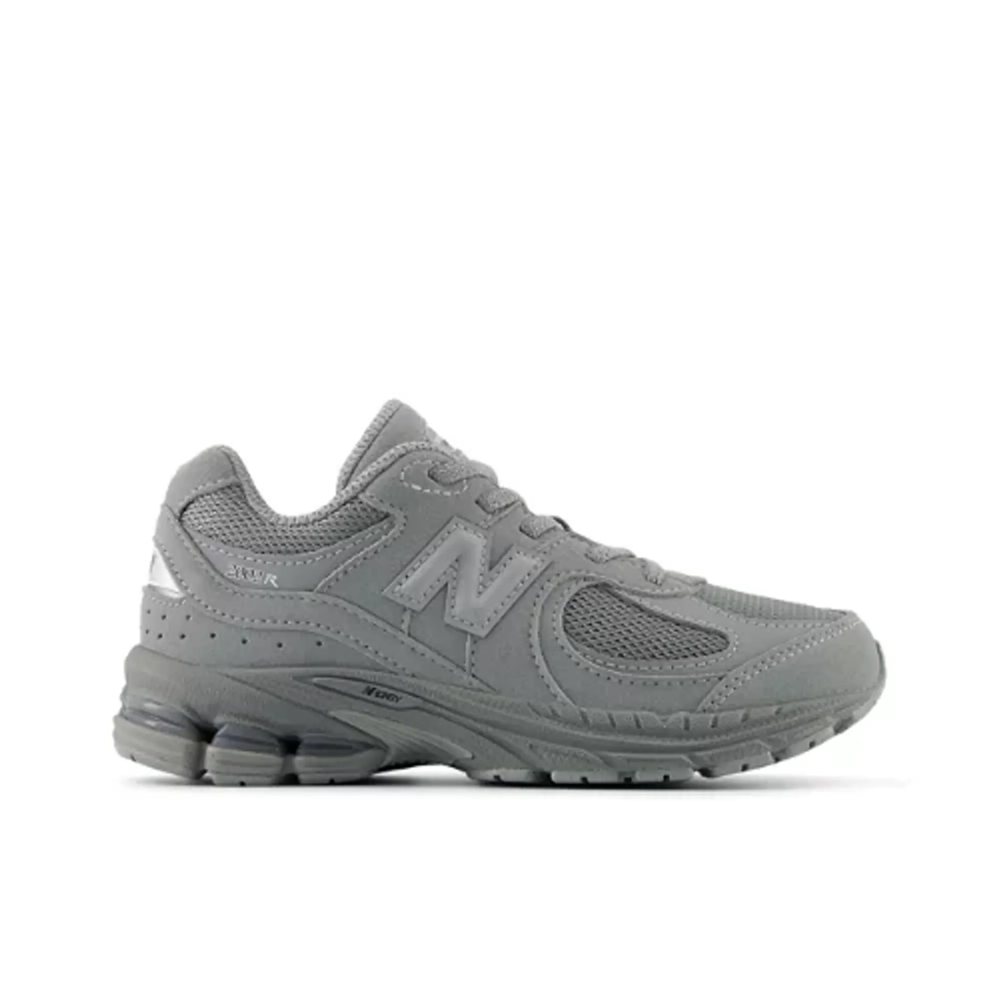 New Balance Kids 2002 Bungee Lace in Grey Synthetic