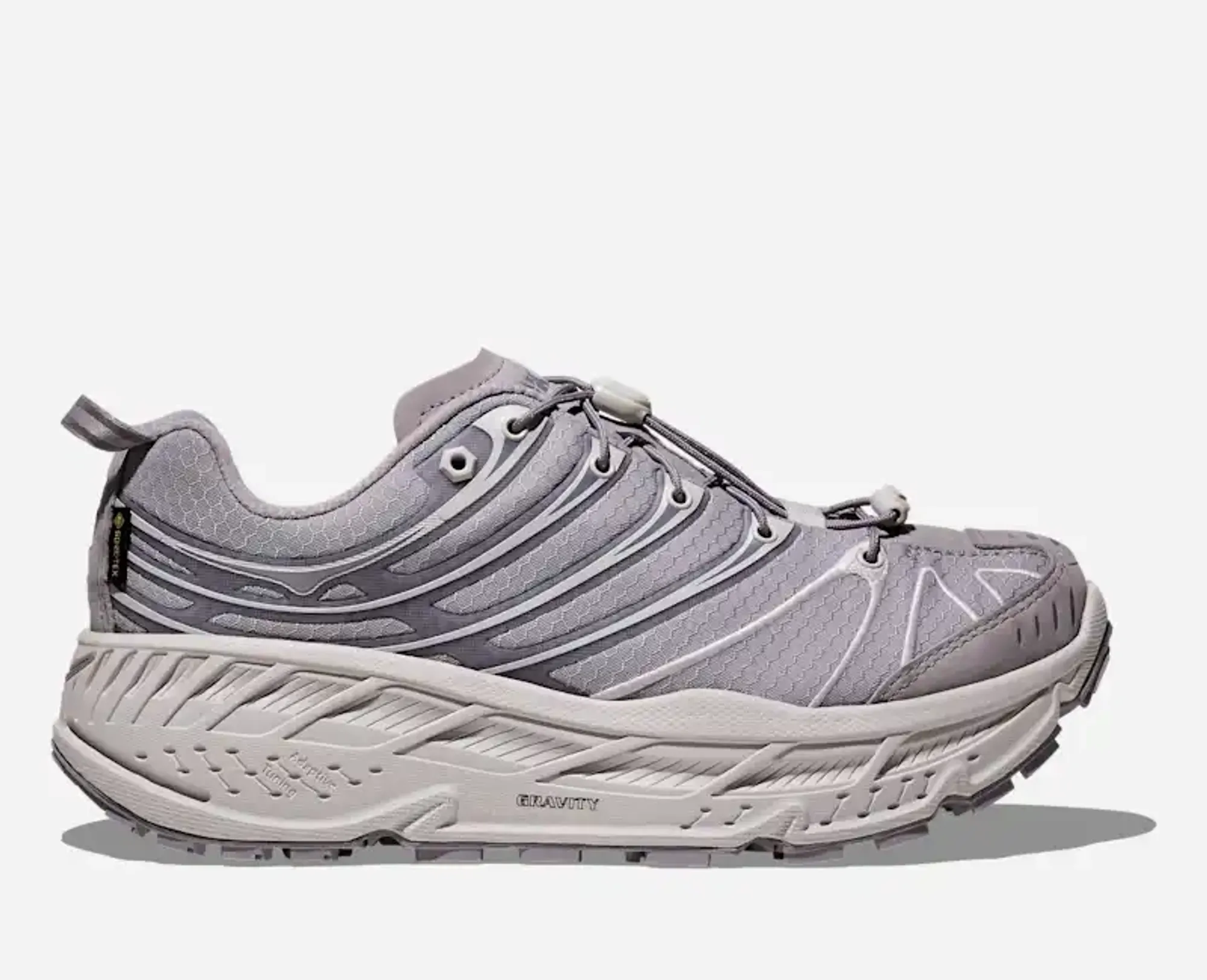 Hoka Stinson Evo Gore-Tex Lifestyle Shoes In Foggy Grey/Cosmic Grey