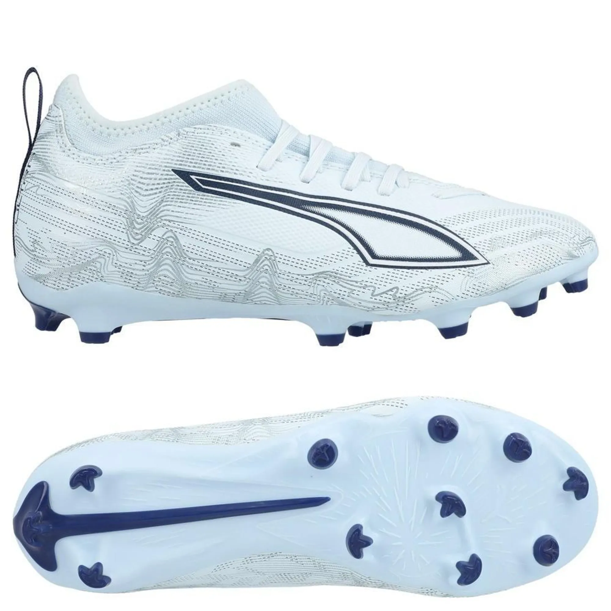 PUMA ULTRA 6 MATCH FG/AG Football Boots Youth in Blue | Size 1.5