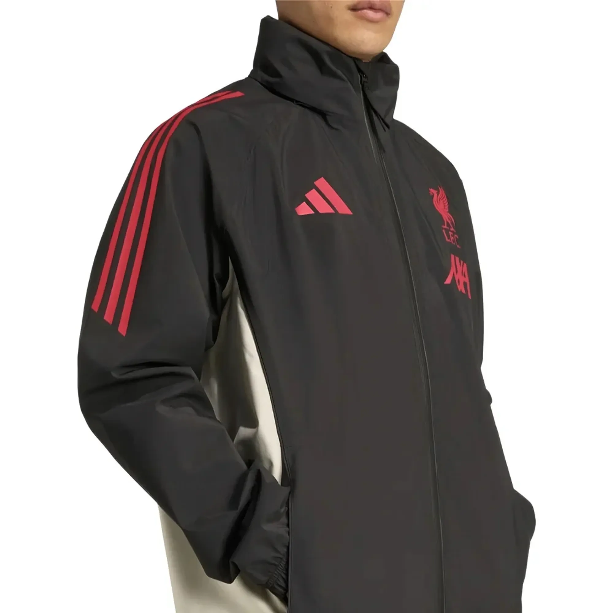 2025-2026 Liverpool Rain Jacket (Black)