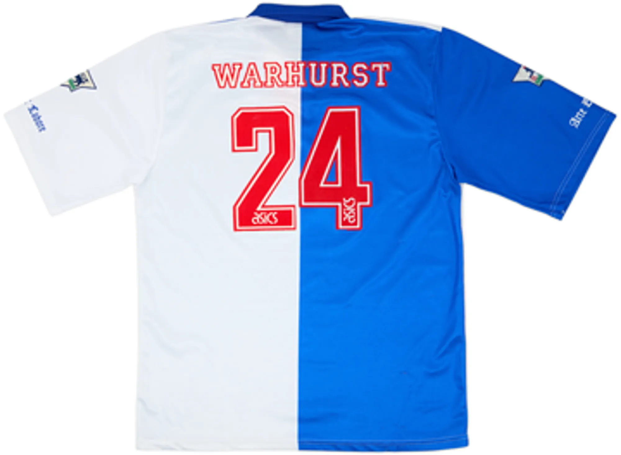 1994-95 Blackburn Home Shirt Warhurst #24 - 7/10 - (XL)