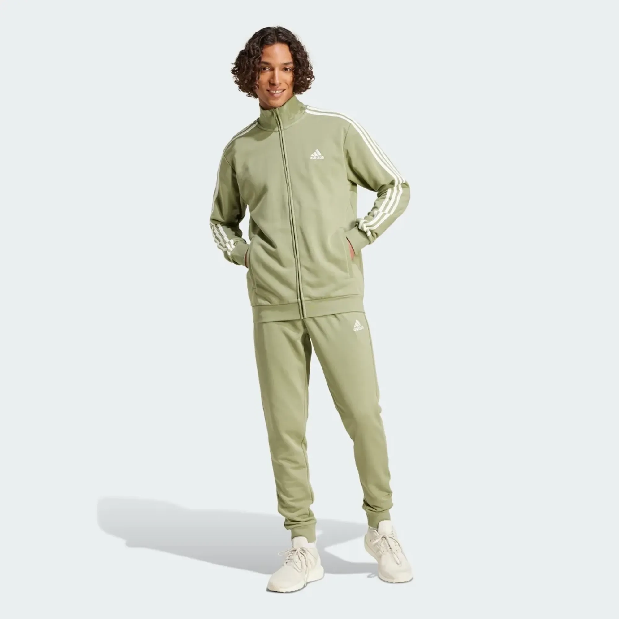 adidas Basic 3-Stripes French Terry Track Suit