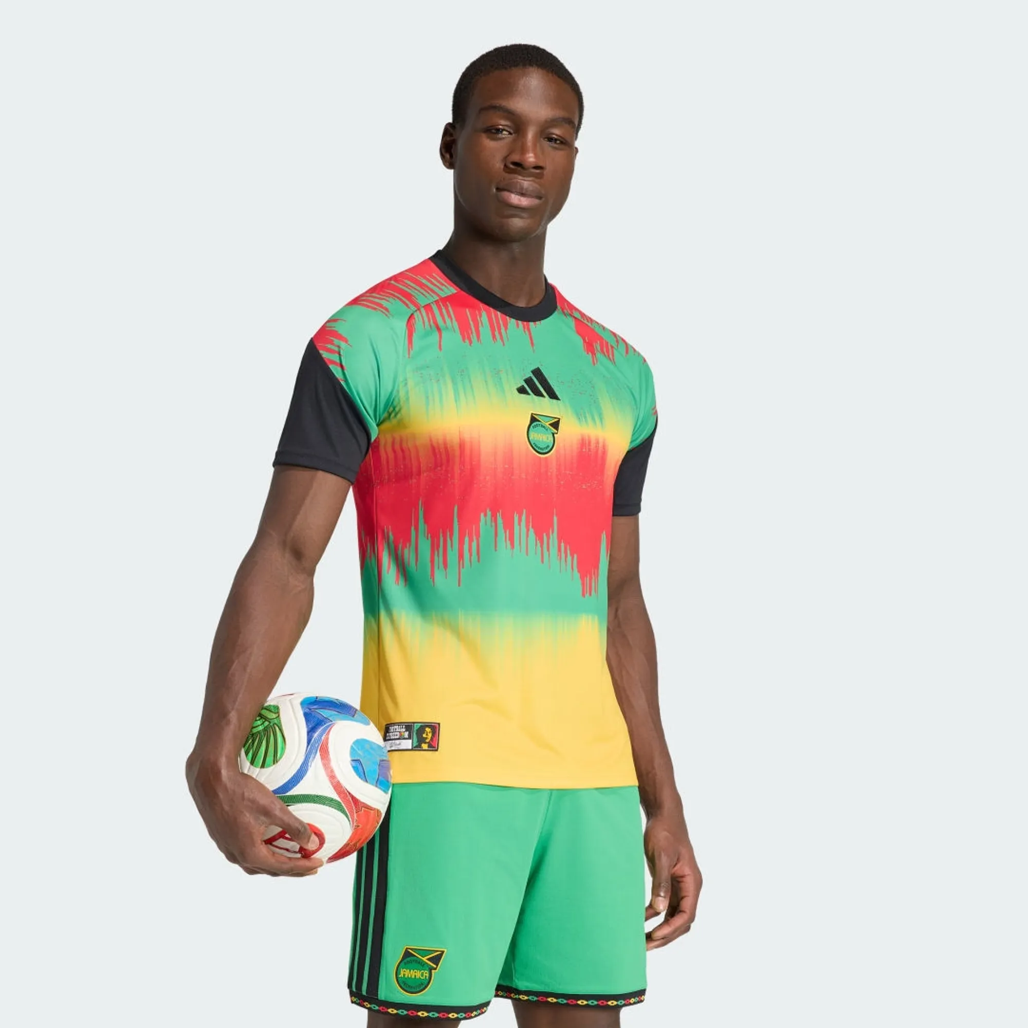 adidas Jamaica 26 x Bob Marley Home Pre Match Jersey