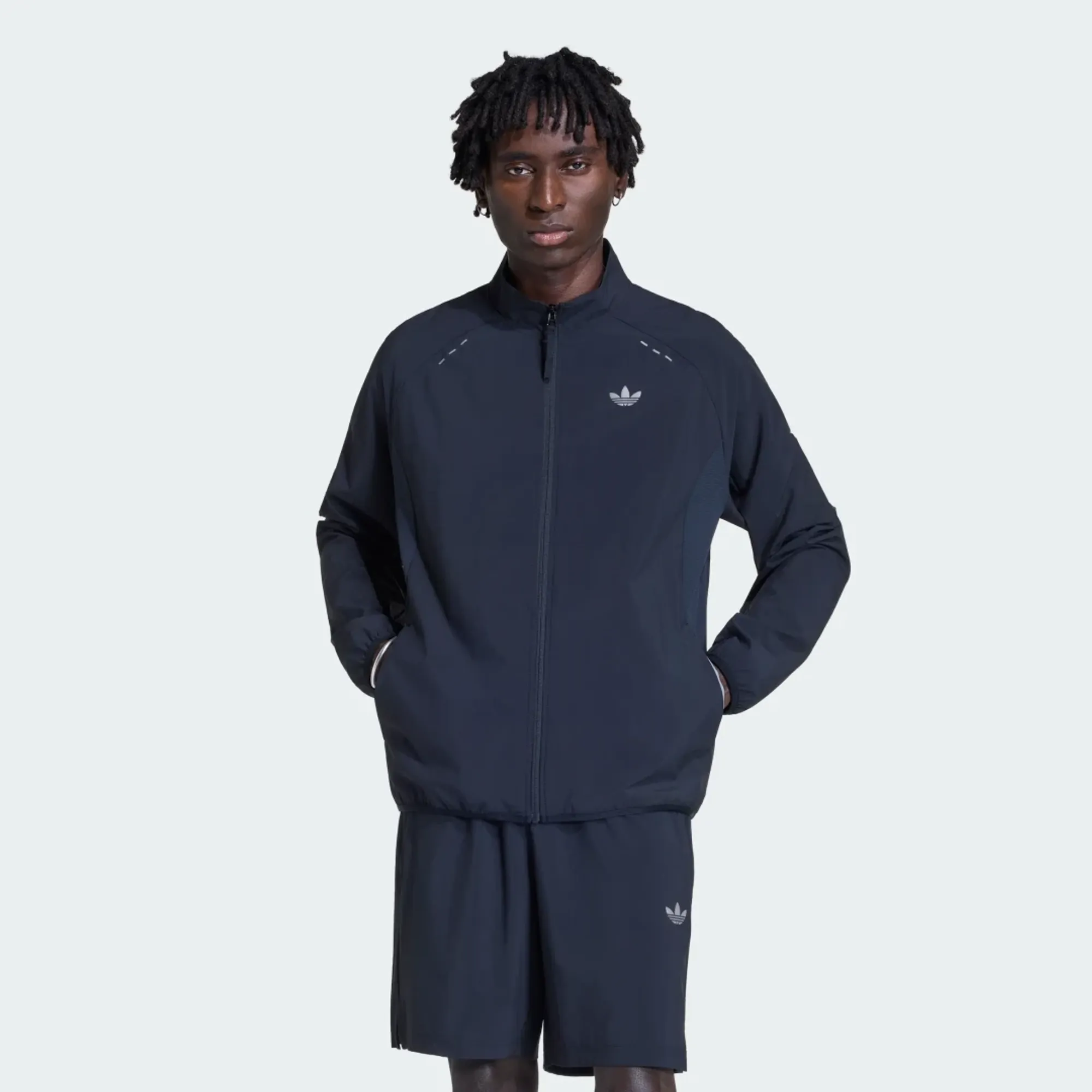 adidas TECH TREFOIL ESSENTIALS FZ HOOD Track Top
