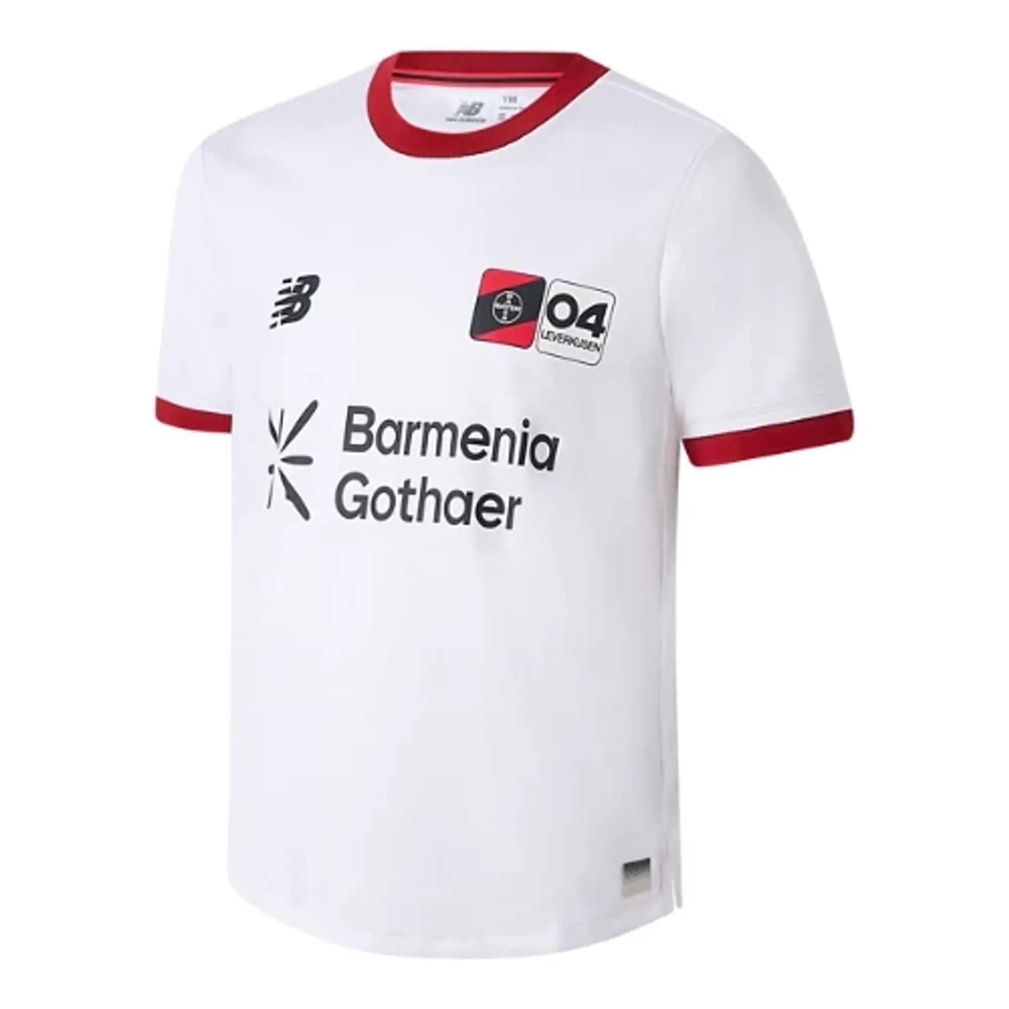 Bayer 04 Leverkusen Kids' New Balance Fourth Youth Short Sleeve Jersey Polyester