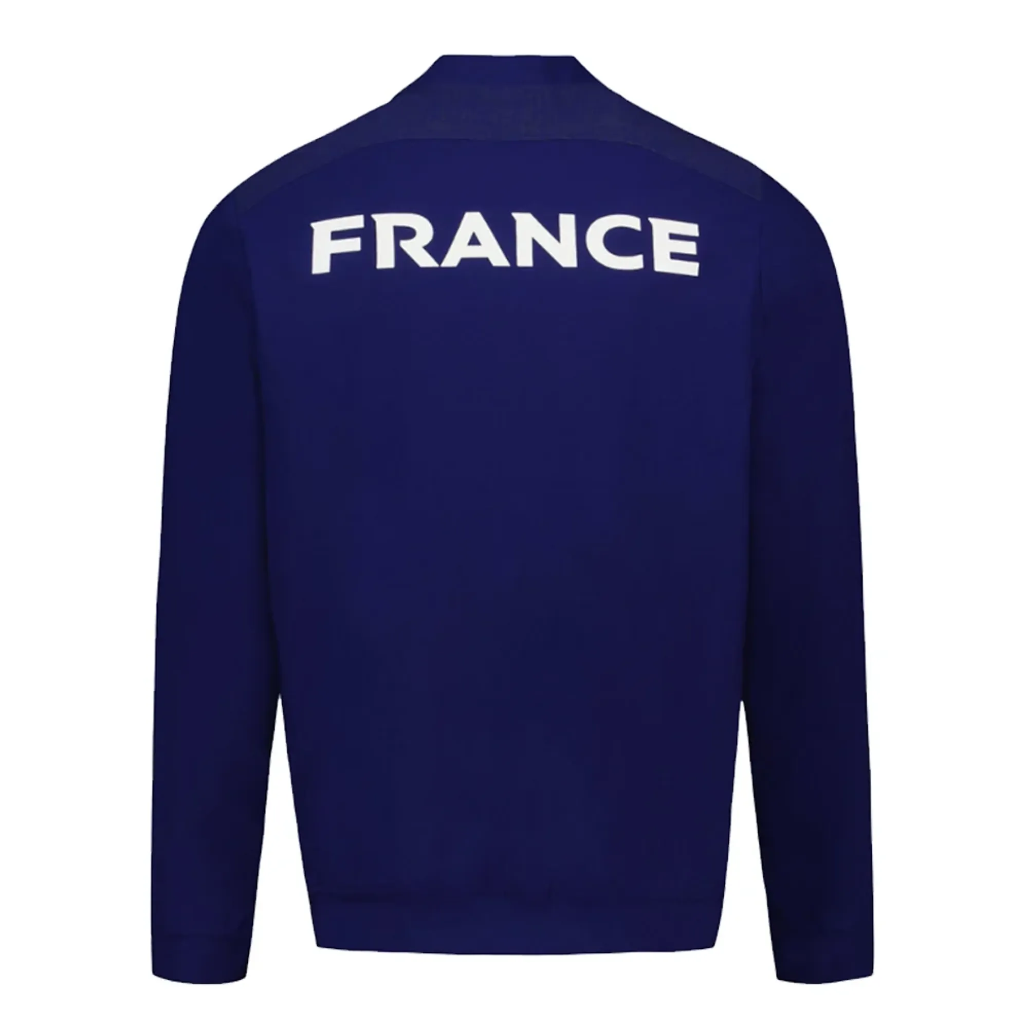 2023-2024 France Rugby Zipped Sweatshirt (Blue)