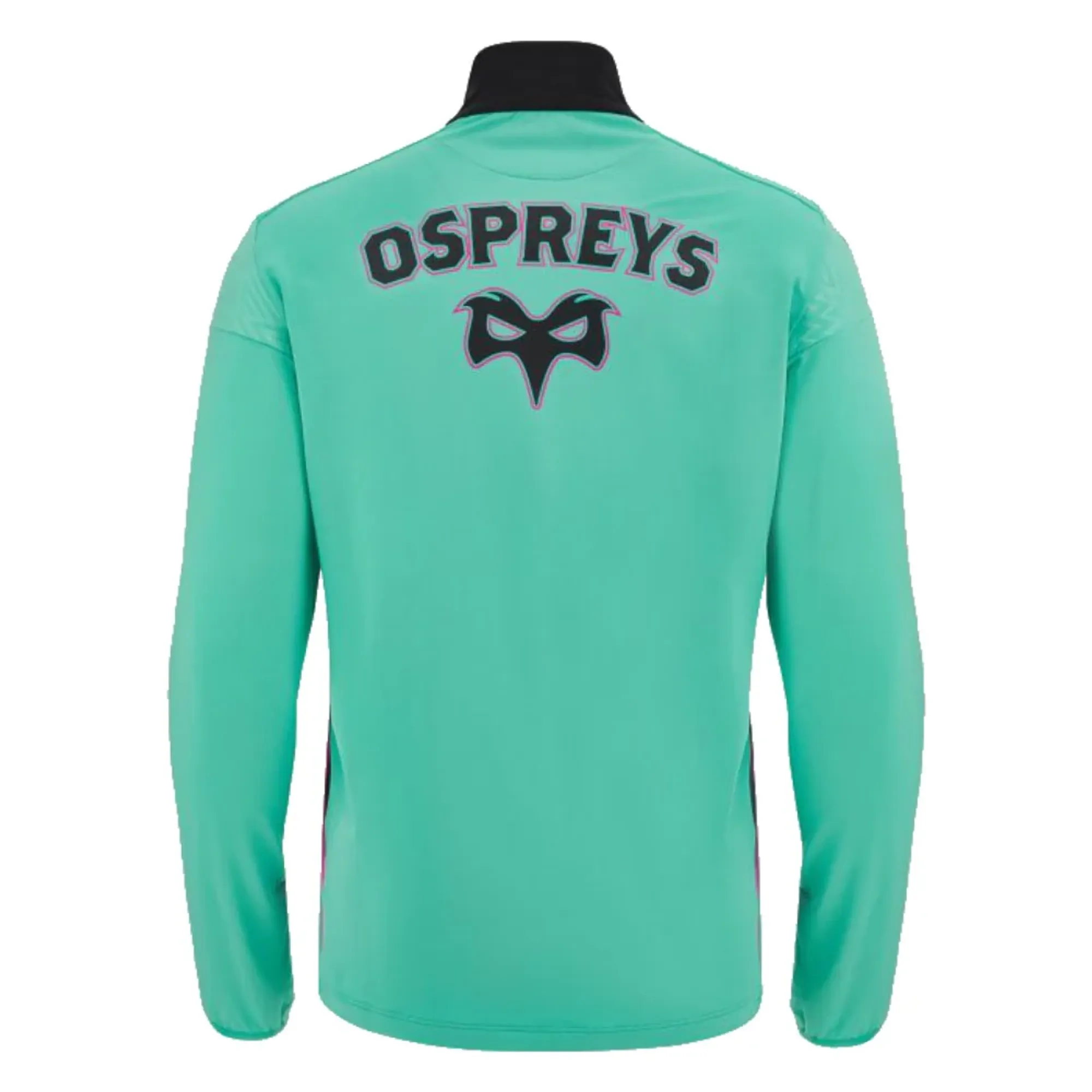 2023-2024 Ospreys Rugby Training 1/4 Zip LS Top (Mint)