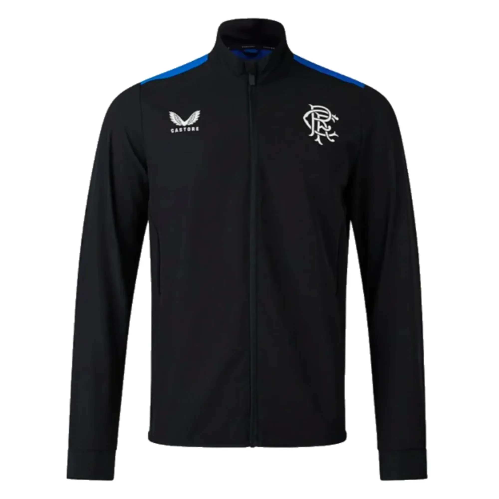 2023-2024 Rangers Players Training Anthem Jacket (Black)