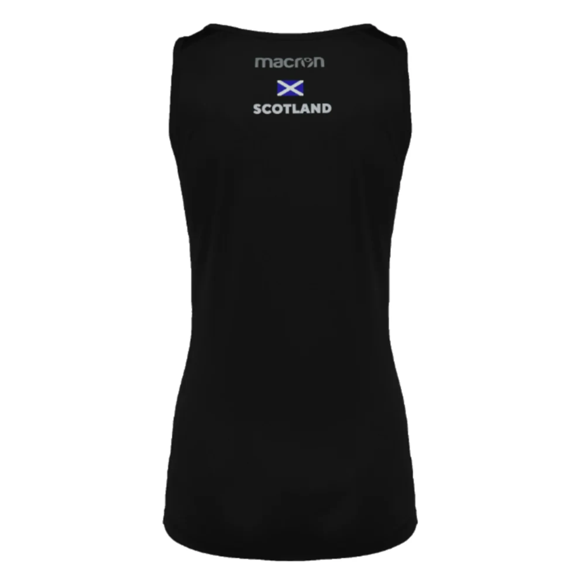2023-2024 Scotland Rugby Training Singlet (Black) - Ladies