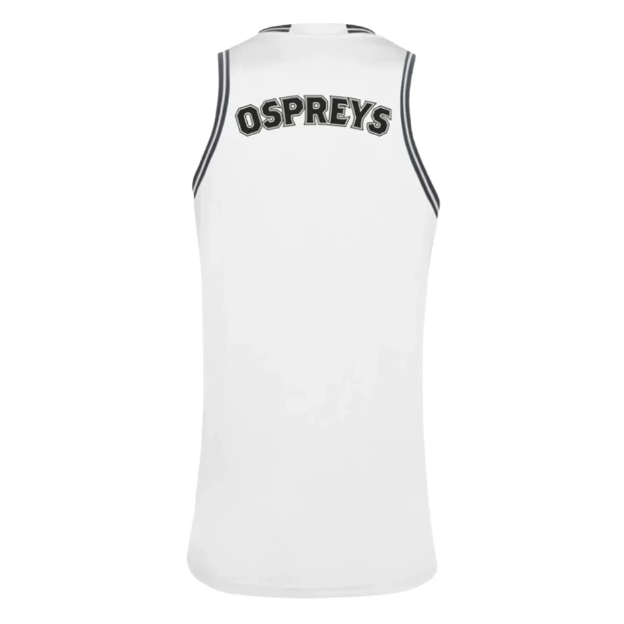 2024-2025 Ospreys Rugby Basketball Vest (White)