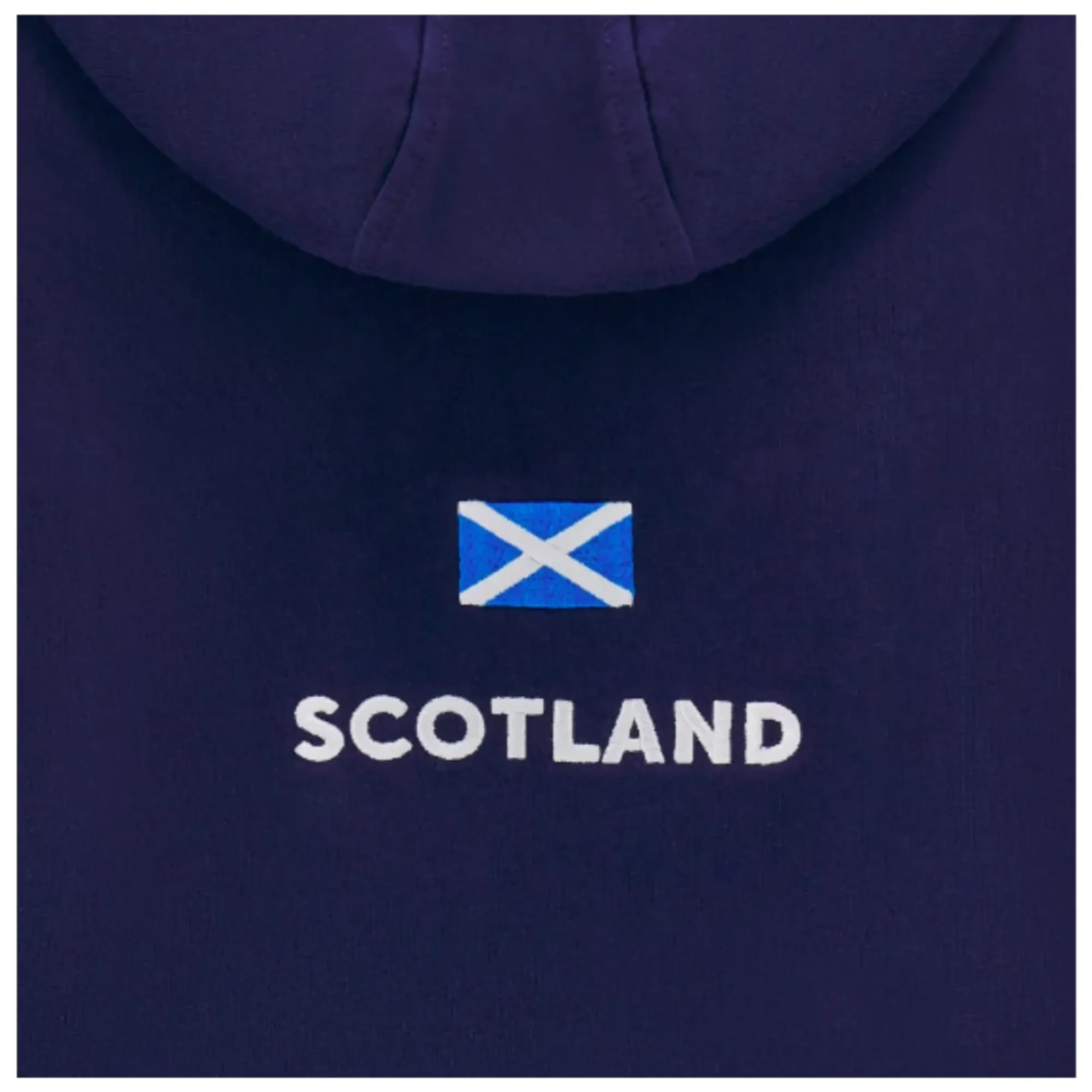 2024-2025 Scotland Rugby Cotton Full Zip Hoodie (Navy) - Womens