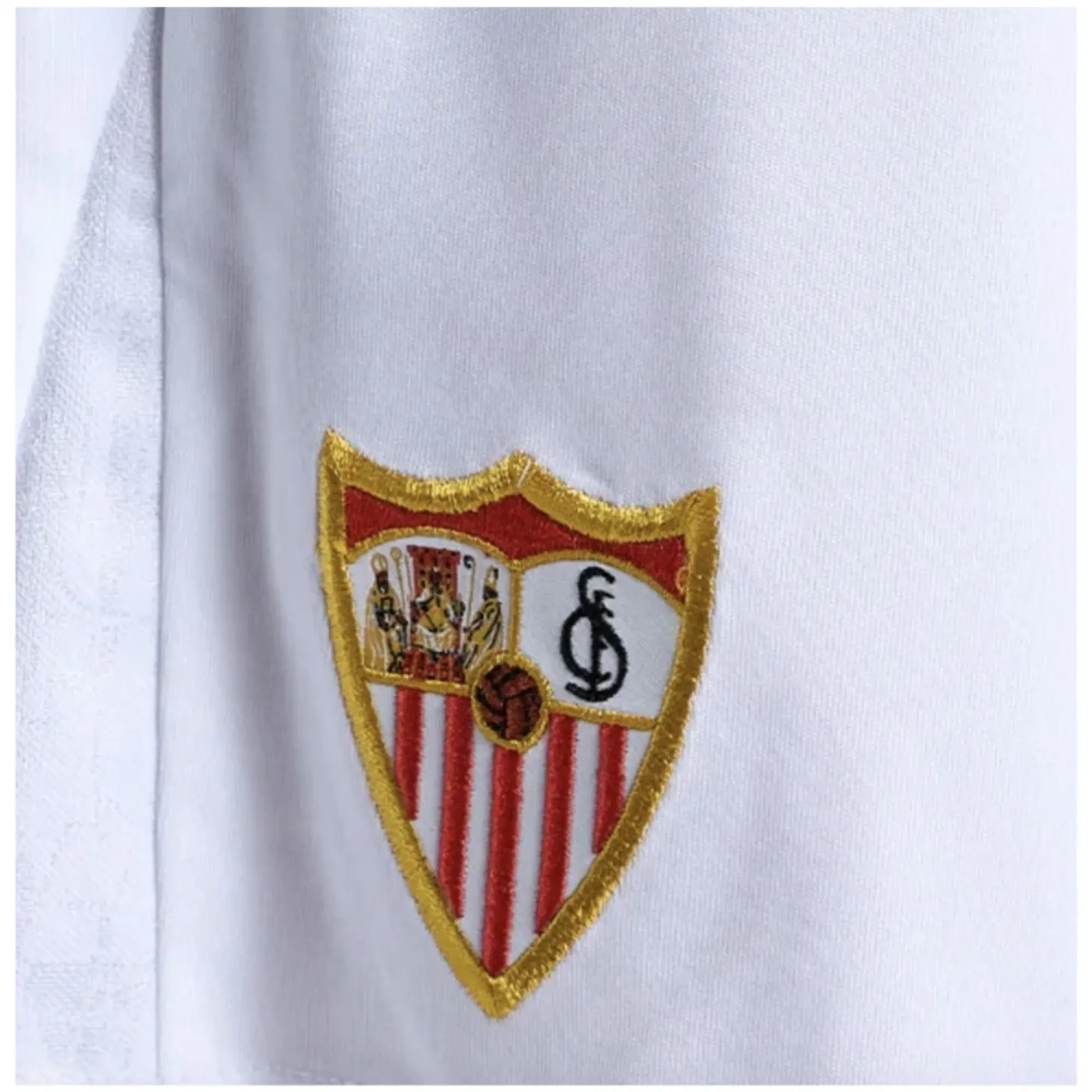 2024-2025 Sevilla Home Shorts (White) - Kids
