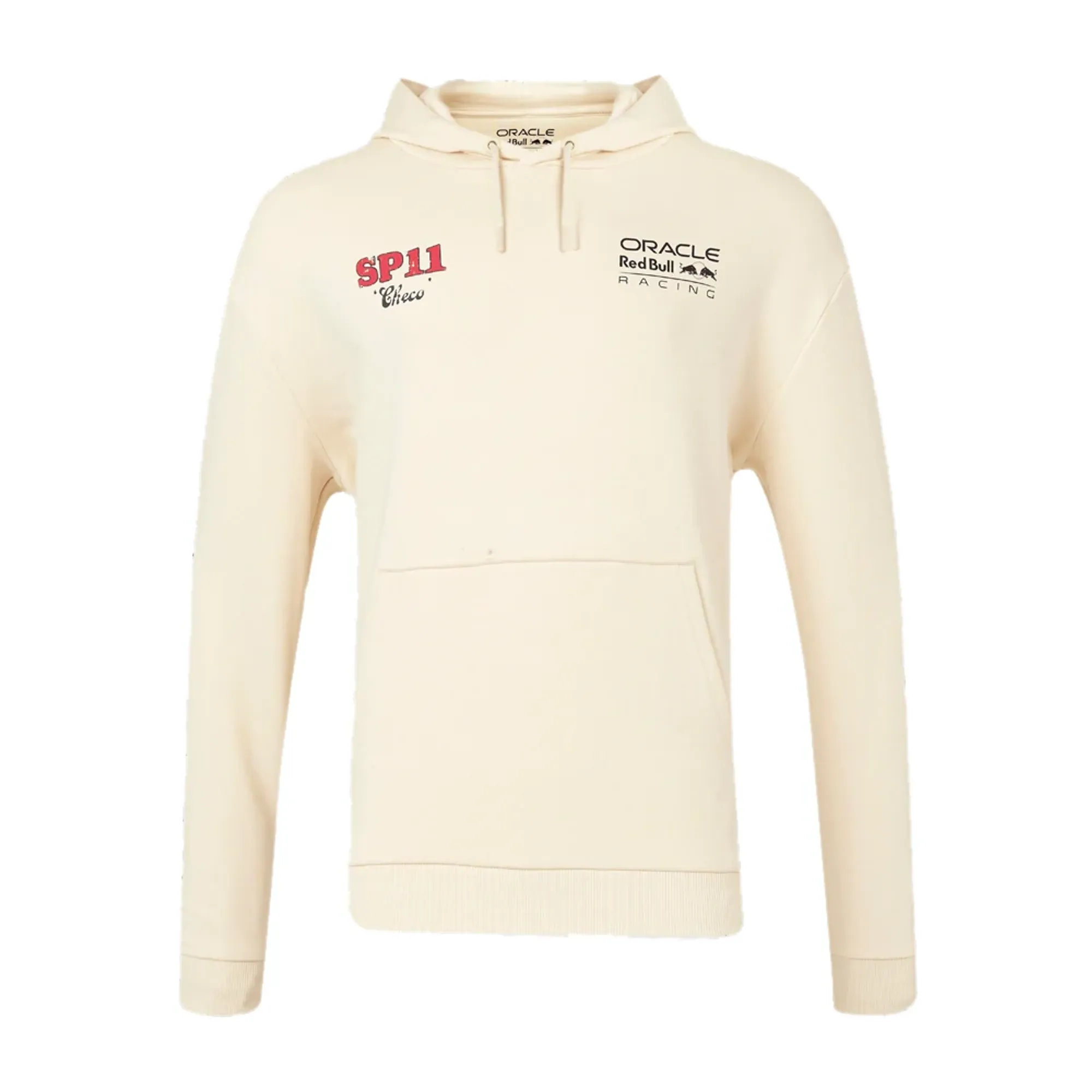2024 Red Bull Racing Checo Perez Vintage Oversized Hoodie (Ecru)