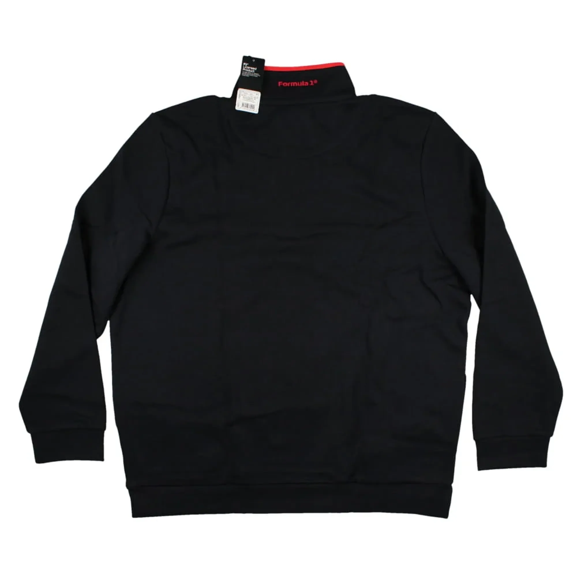 2023 Formula 1 Mens F1 Half Zip Sweat (Black)