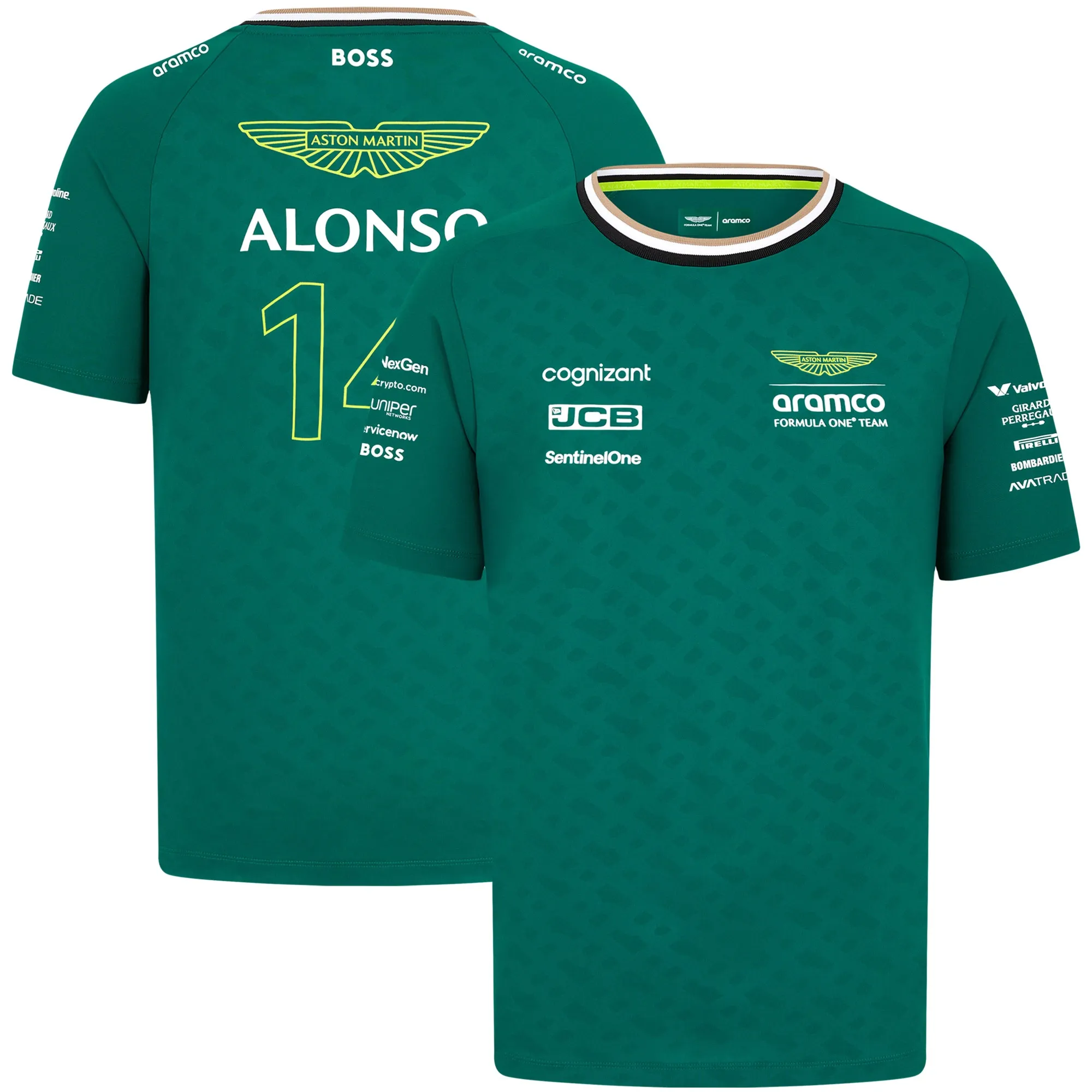2024 Aston Martin Fernando Alonso Team T-Shirt (Green)