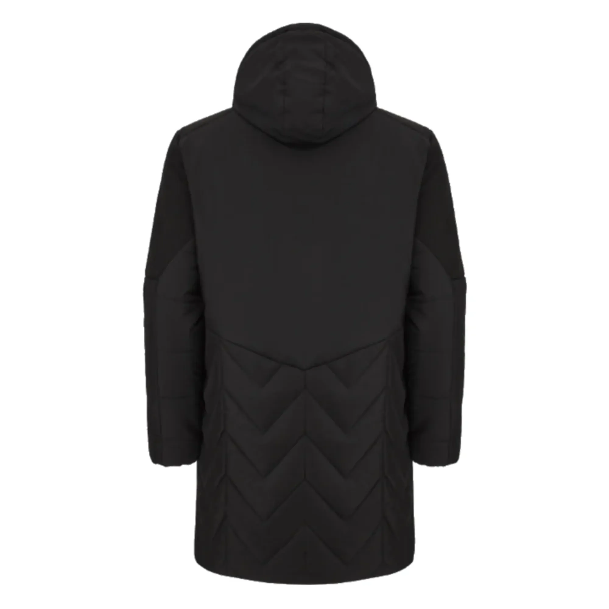 2023-2024 Wales WRU Padded Rugby Parka Jacket (Black)