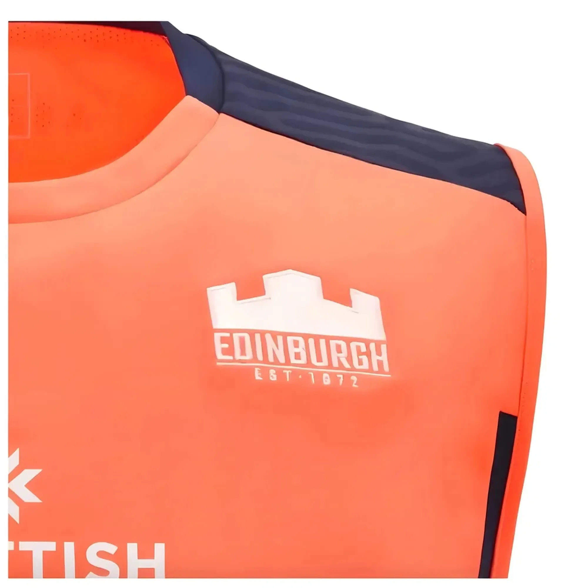 2024-2025 Edinburgh Rugby Sleeveless Jersey (Orange)