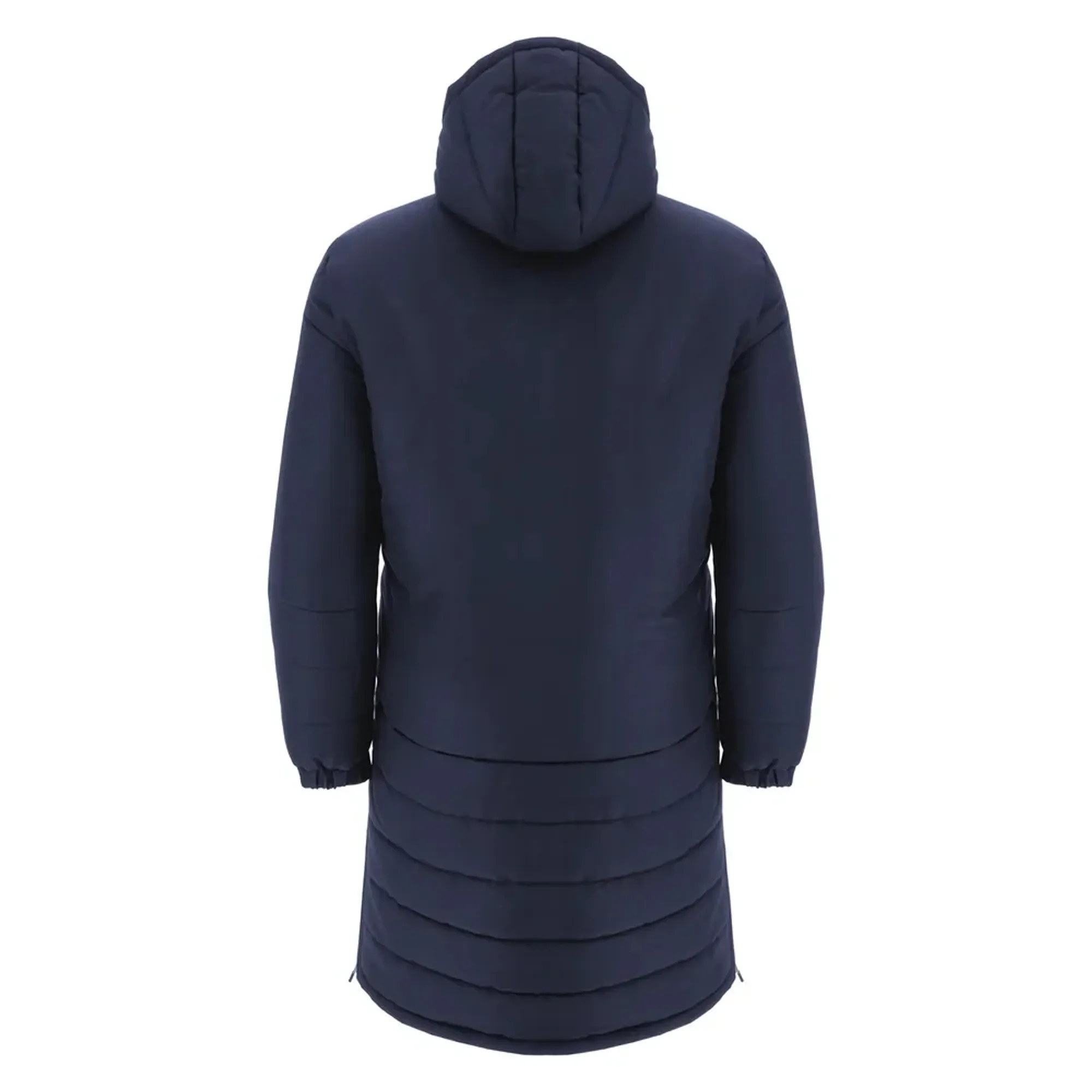 2024-2025 Cardiff Blues Rugby Long Bench Padded Jacket (Navy)