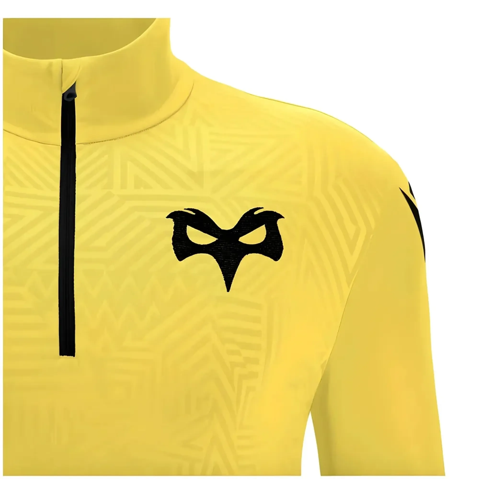 2024-2025 Ospreys Rugby 1/4 Zip Training Top (Yellow)