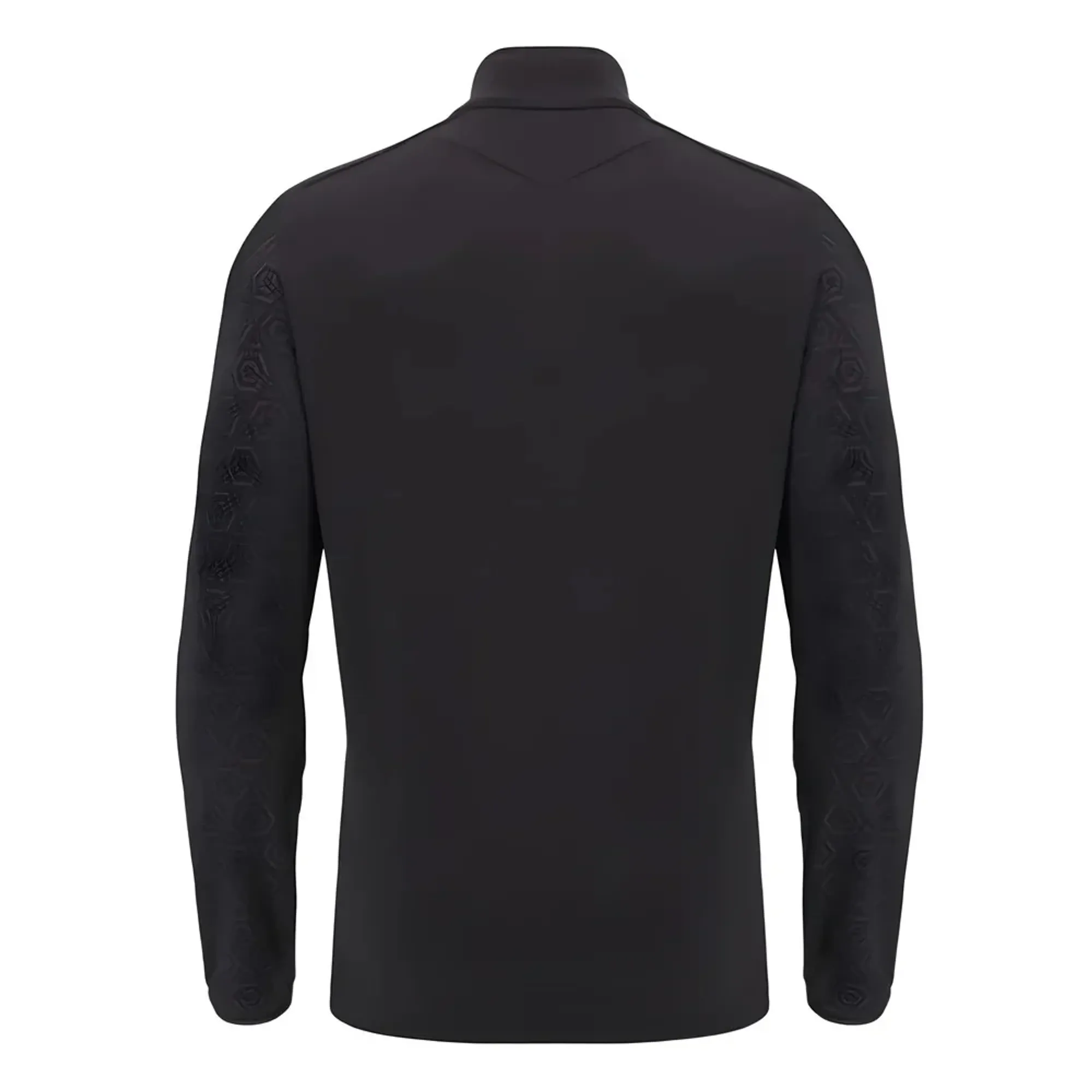 2024-2025 Wales Rugby Training 1/4 Zip Top (Black)