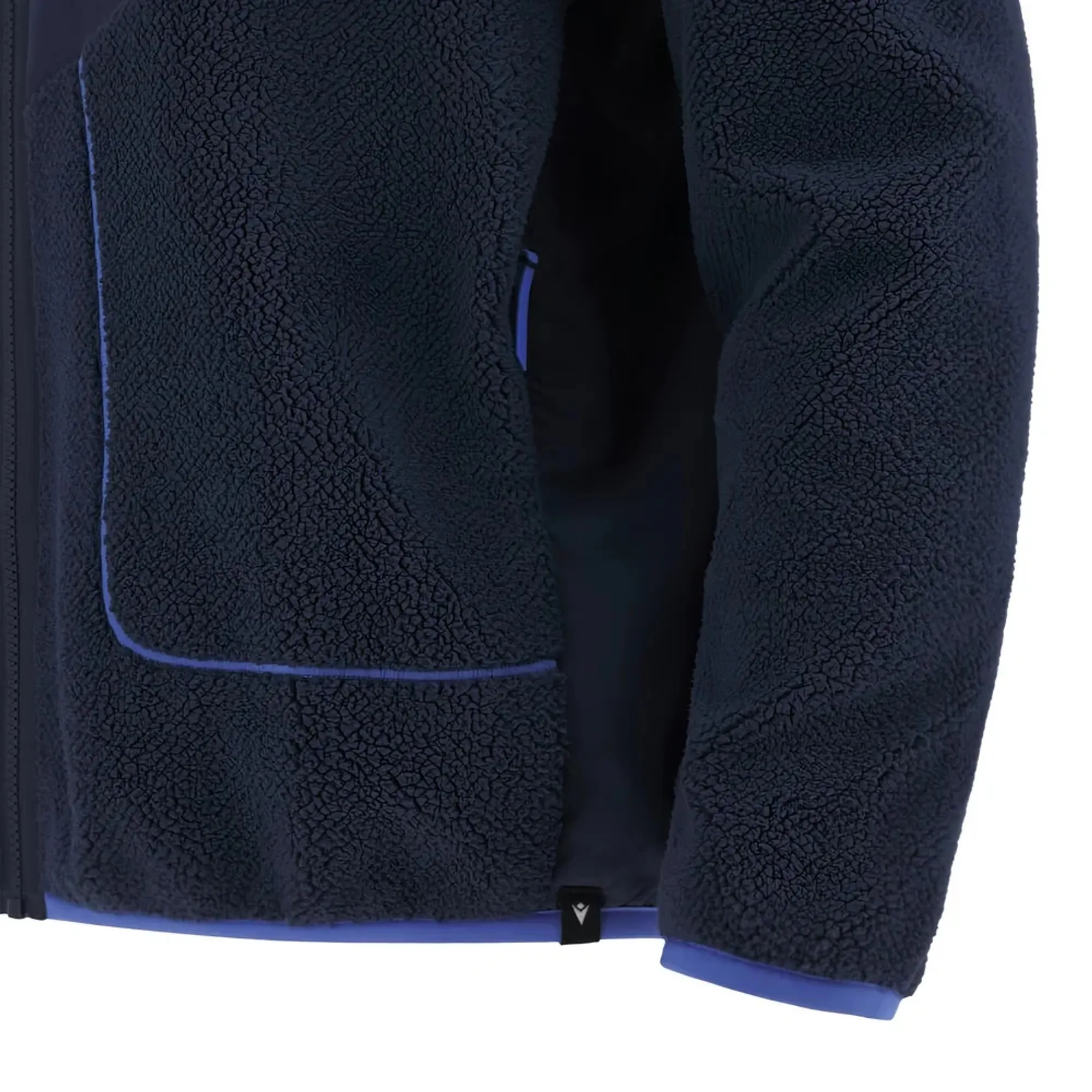 2025-2026 Italy FIR Rugby Ath Teddy Jacket (Navy)