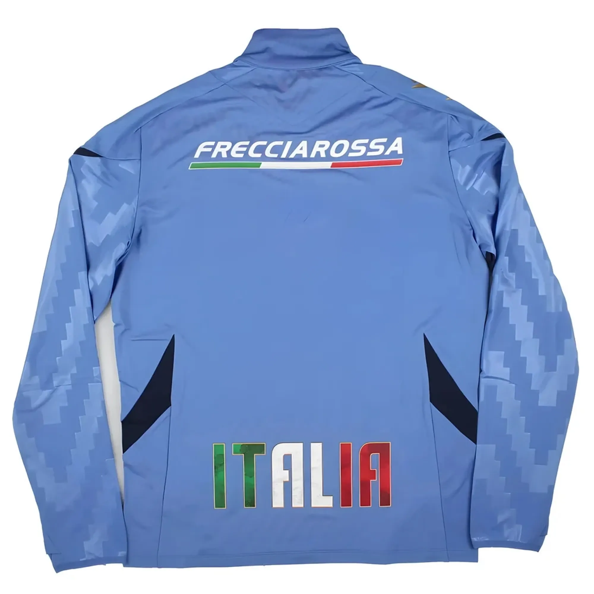 2025-2026 Italy FIR Rugby Training Half Zip Top (Blue)