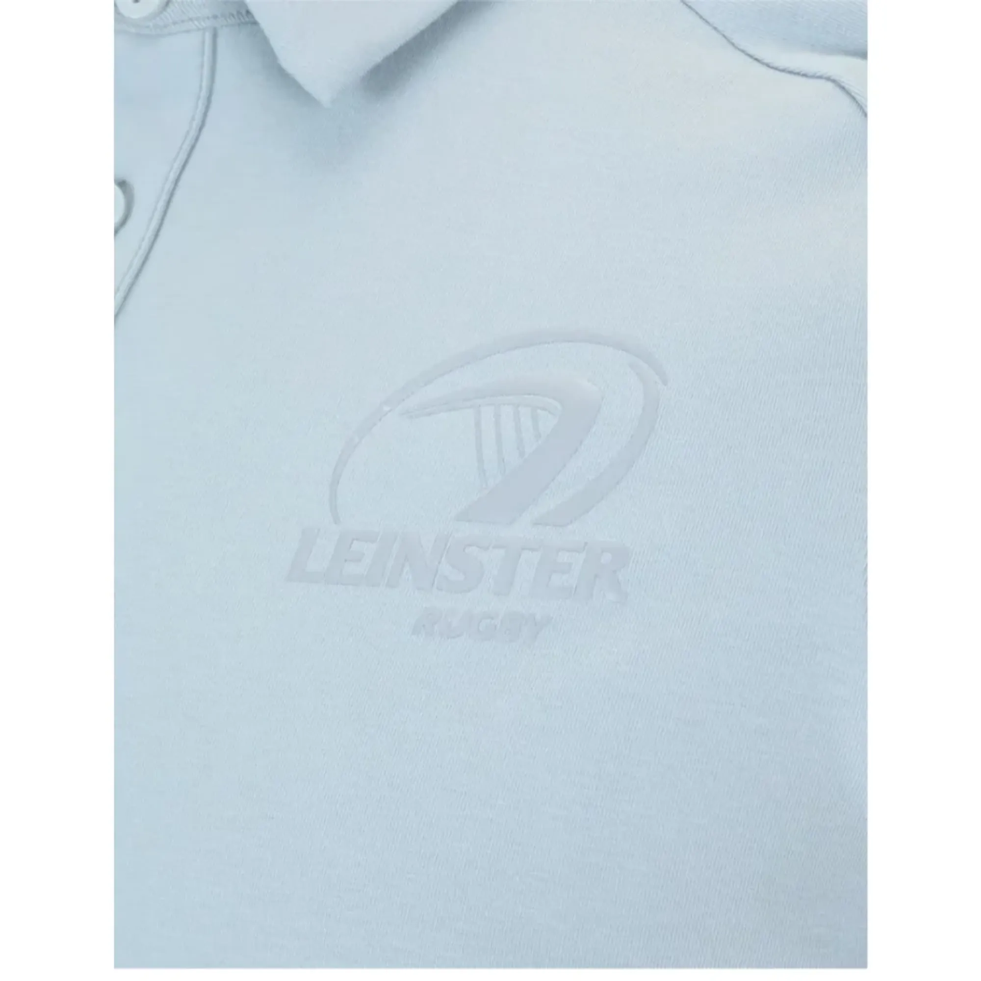 2025-2026 Leinster Rugby Short Sleeve Travel Polo Shirt (Grey Marl)