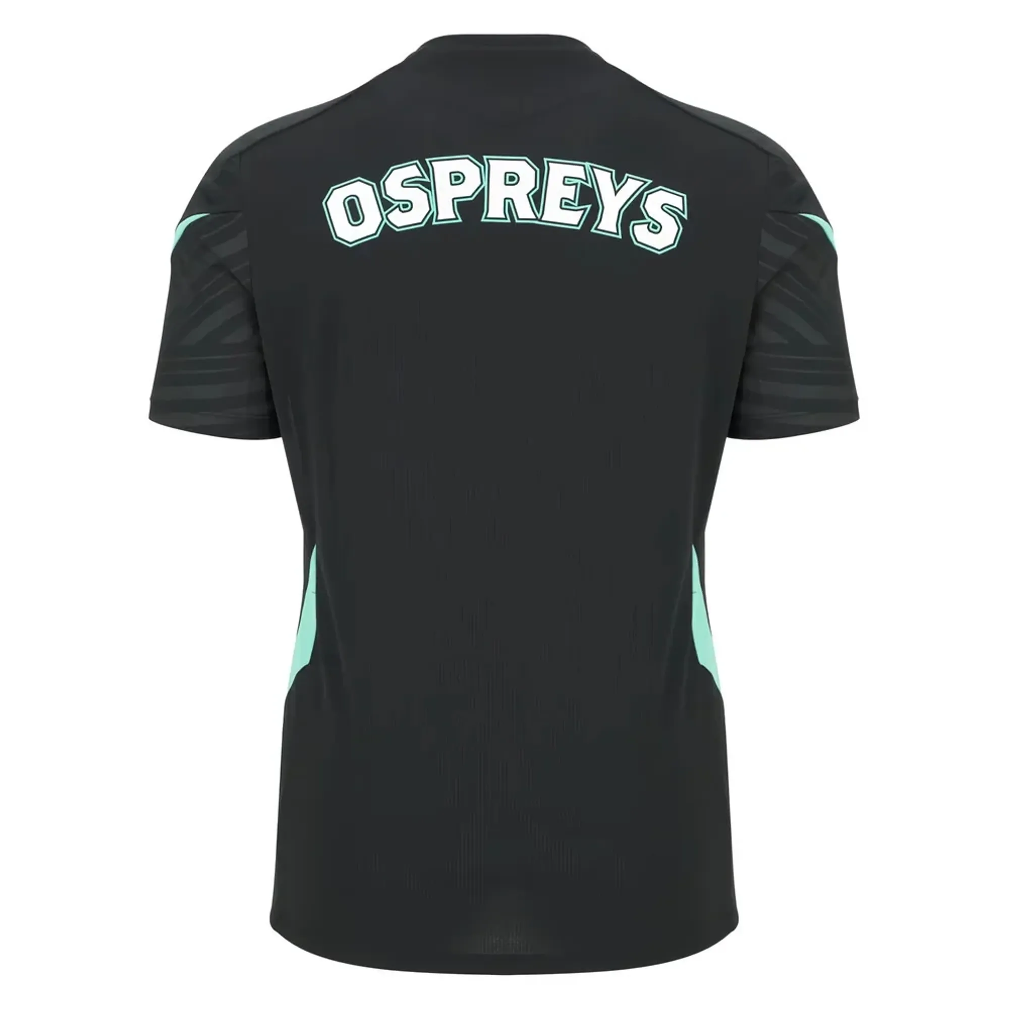 2025-2026 Ospreys Rugby Training Poly T-Shirt (Black)