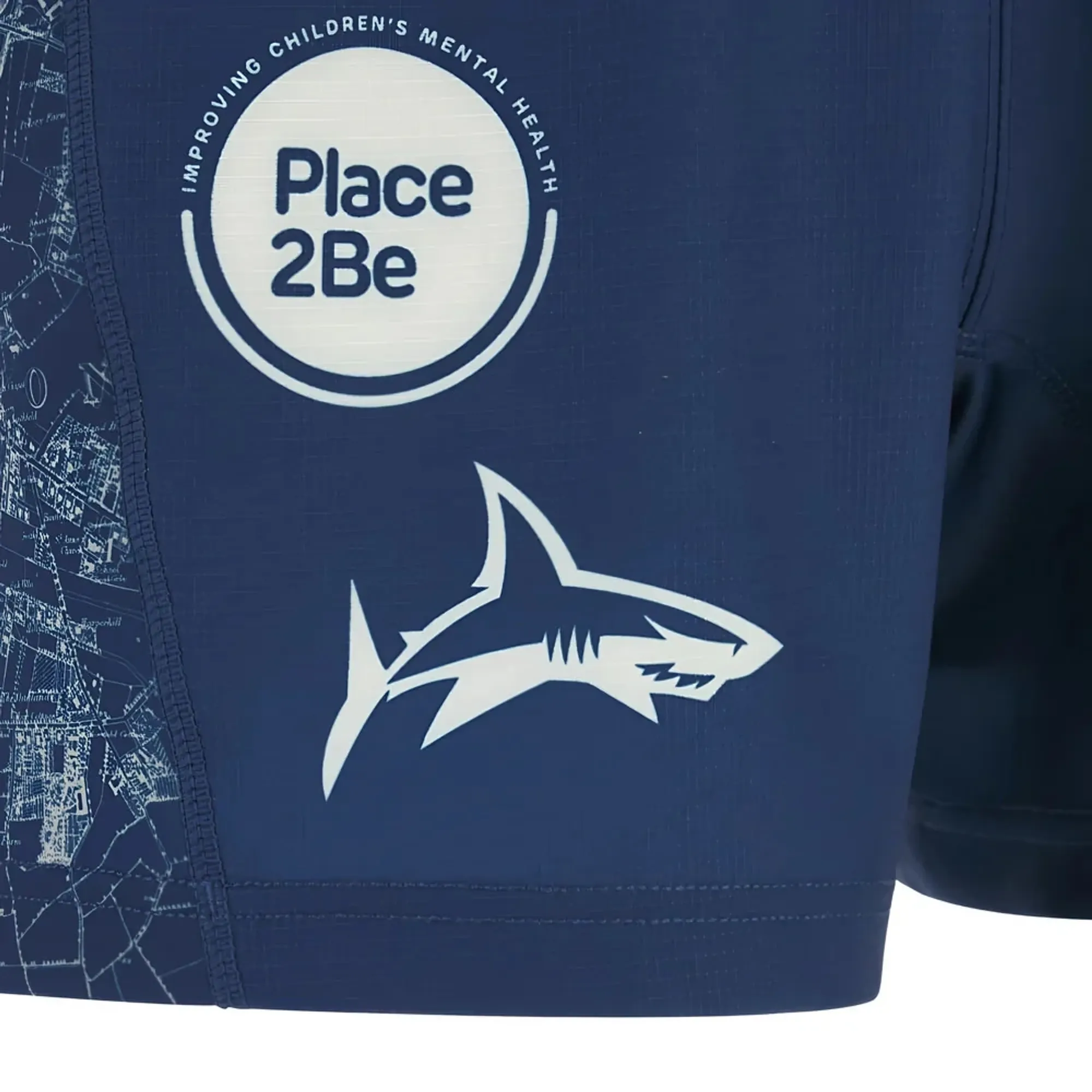 2025-2026 Sale Sharks Home Rugby Shorts (Navy)