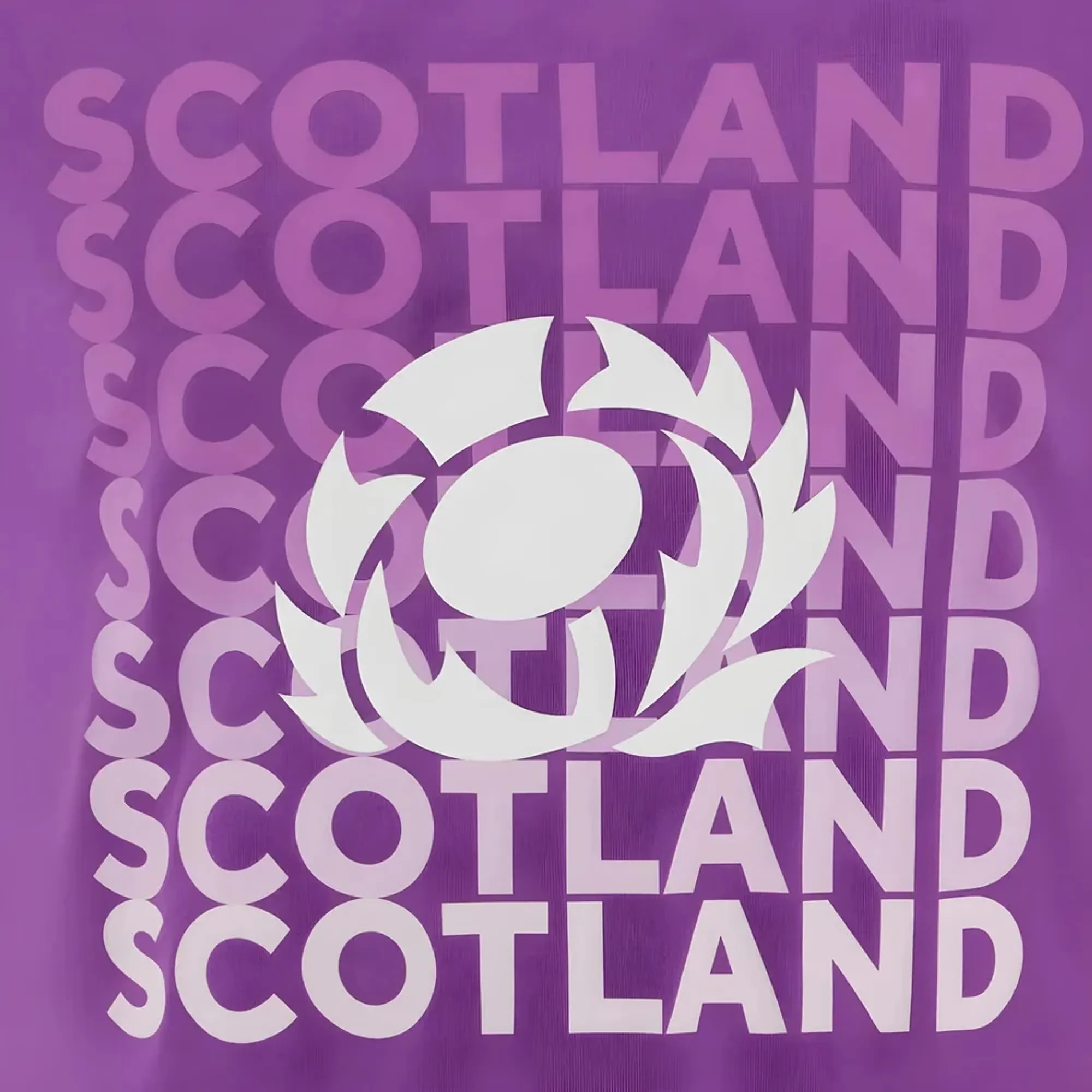 2025-2026 Scotland Leisure Rugby T-Shirt (Purple)