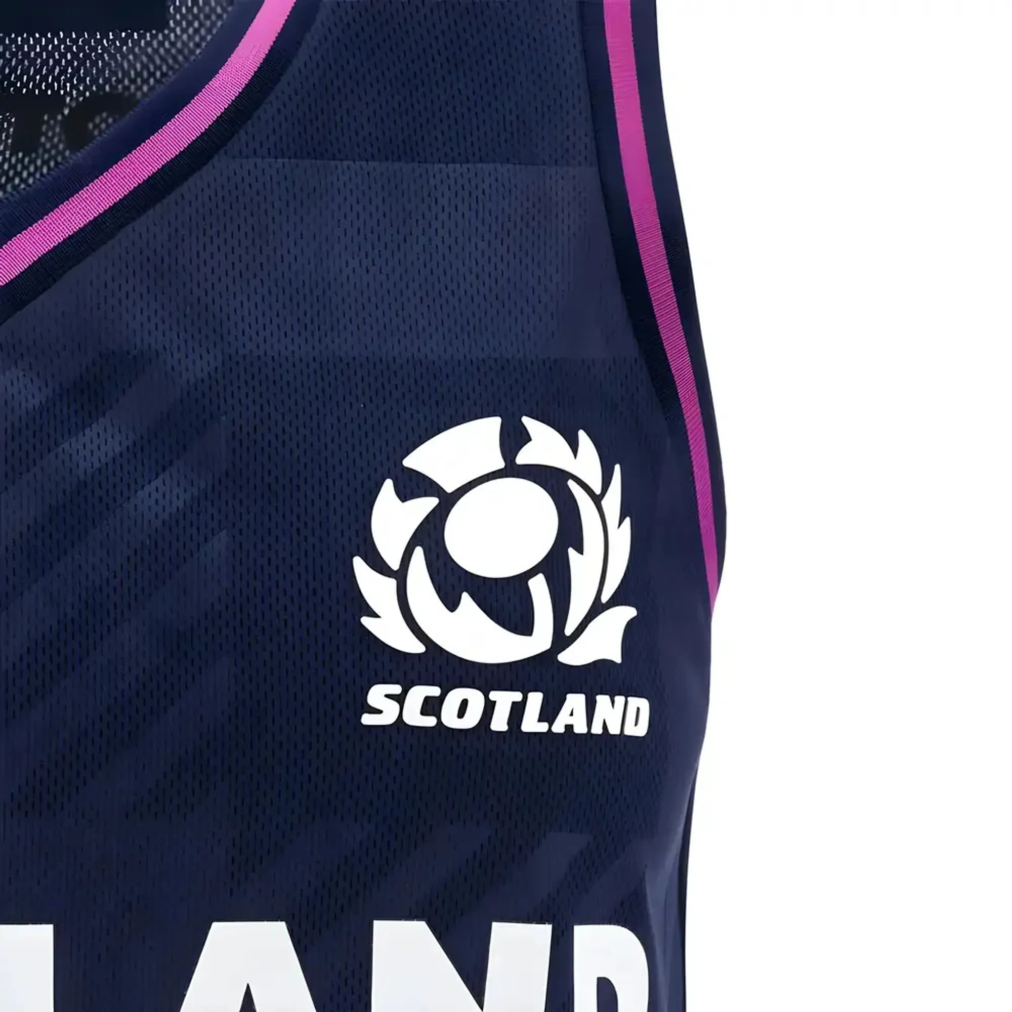 2025-2026 Scotland Rugby Training Singlet (Navy) - Womens