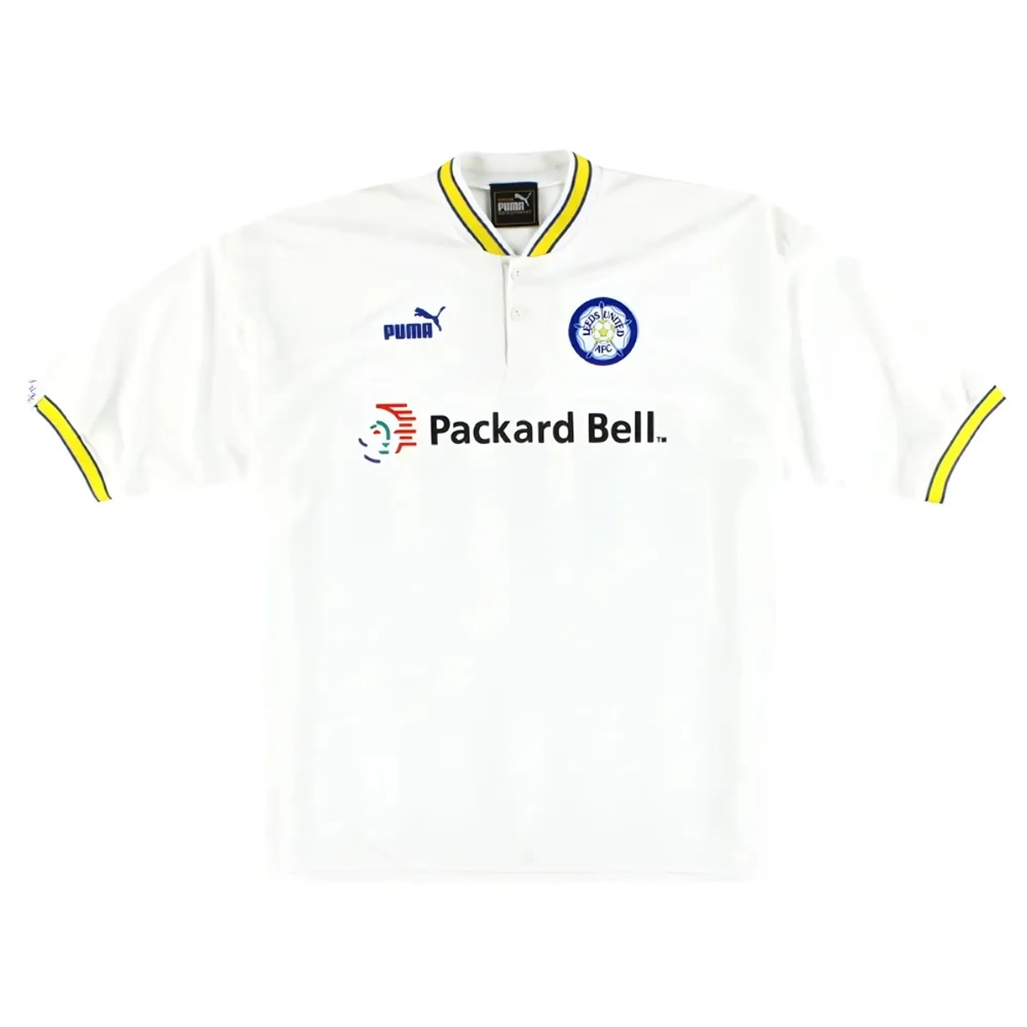 Leeds United 1996-98 Home Shirt (L) (Mint)
