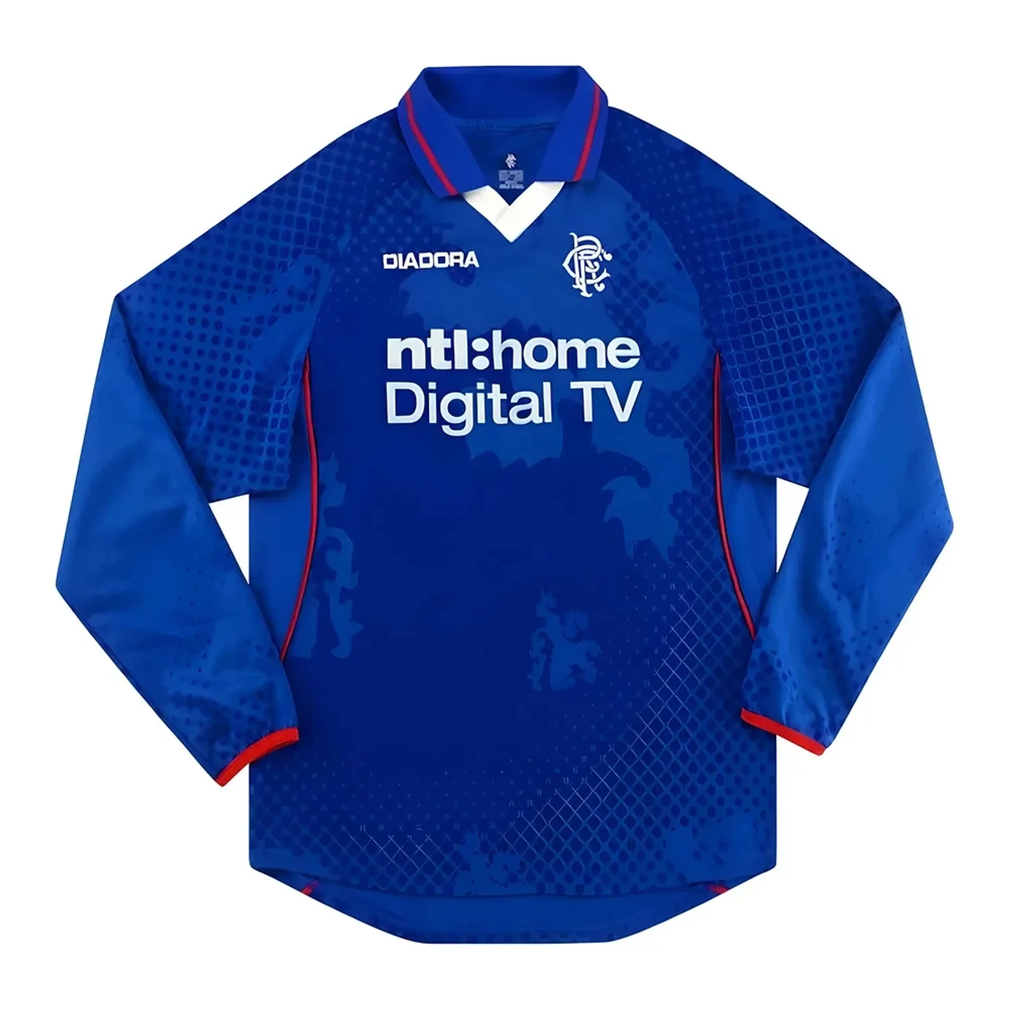 Rangers 2002-2003 Long Sleeved Home Shirt (XL) (Excellent)