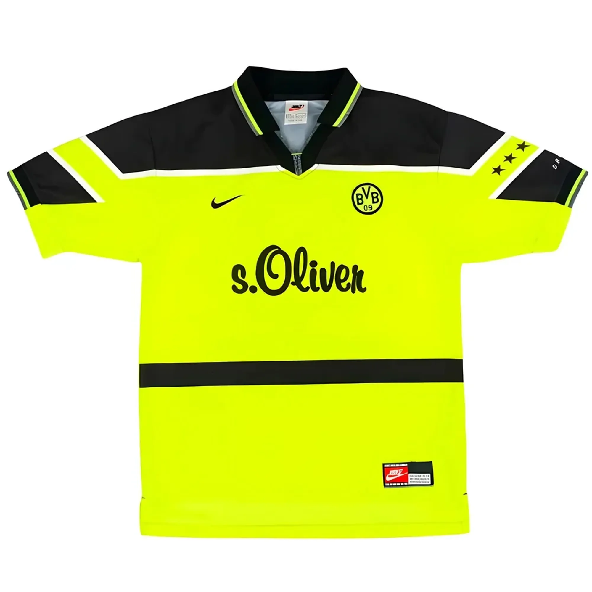 Borussia Dortmund 1997-1998 Home Shirt (XXL) (Very Good)