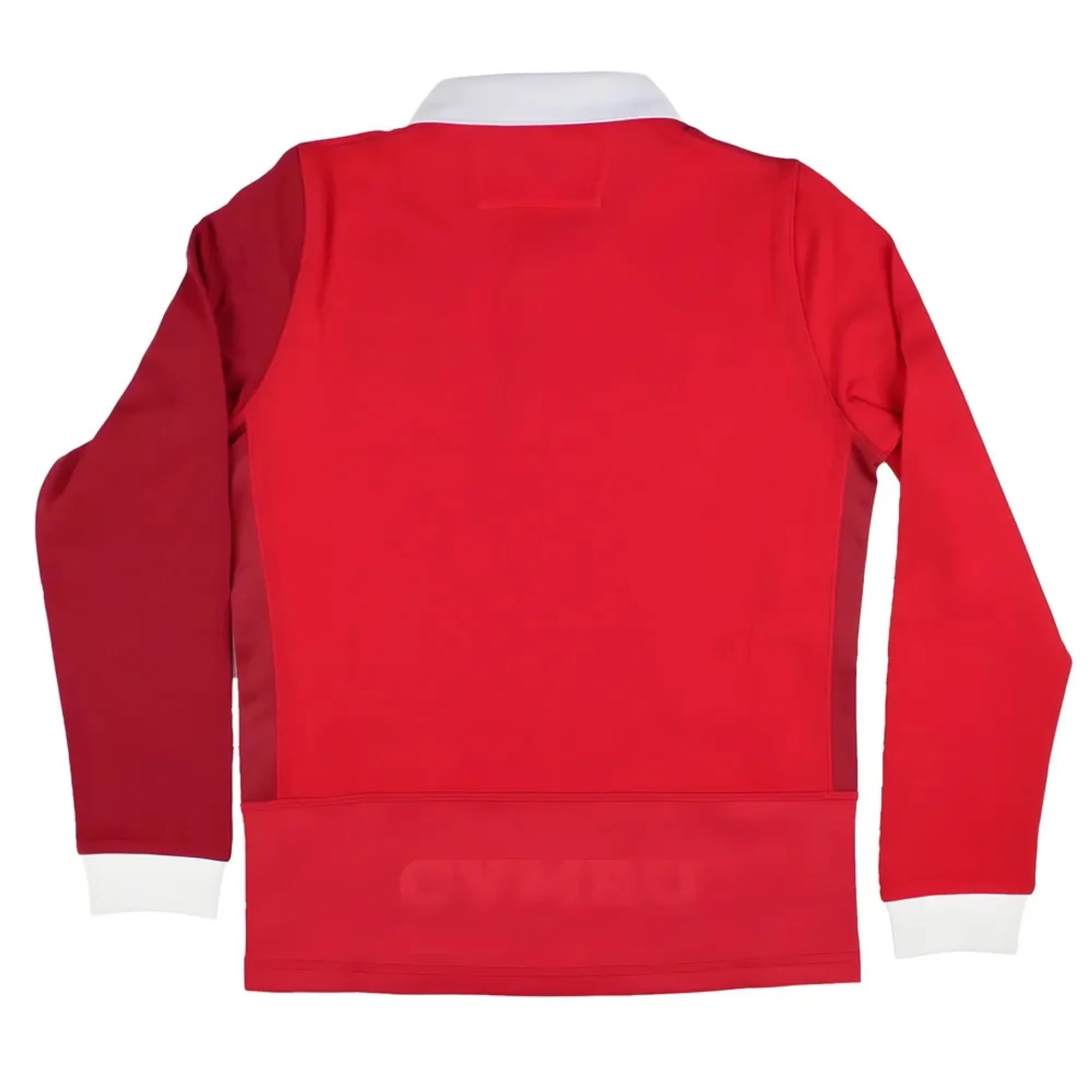 2025-2026 Wales WRU Home LS Cotton Rugby Shirt (Kids)