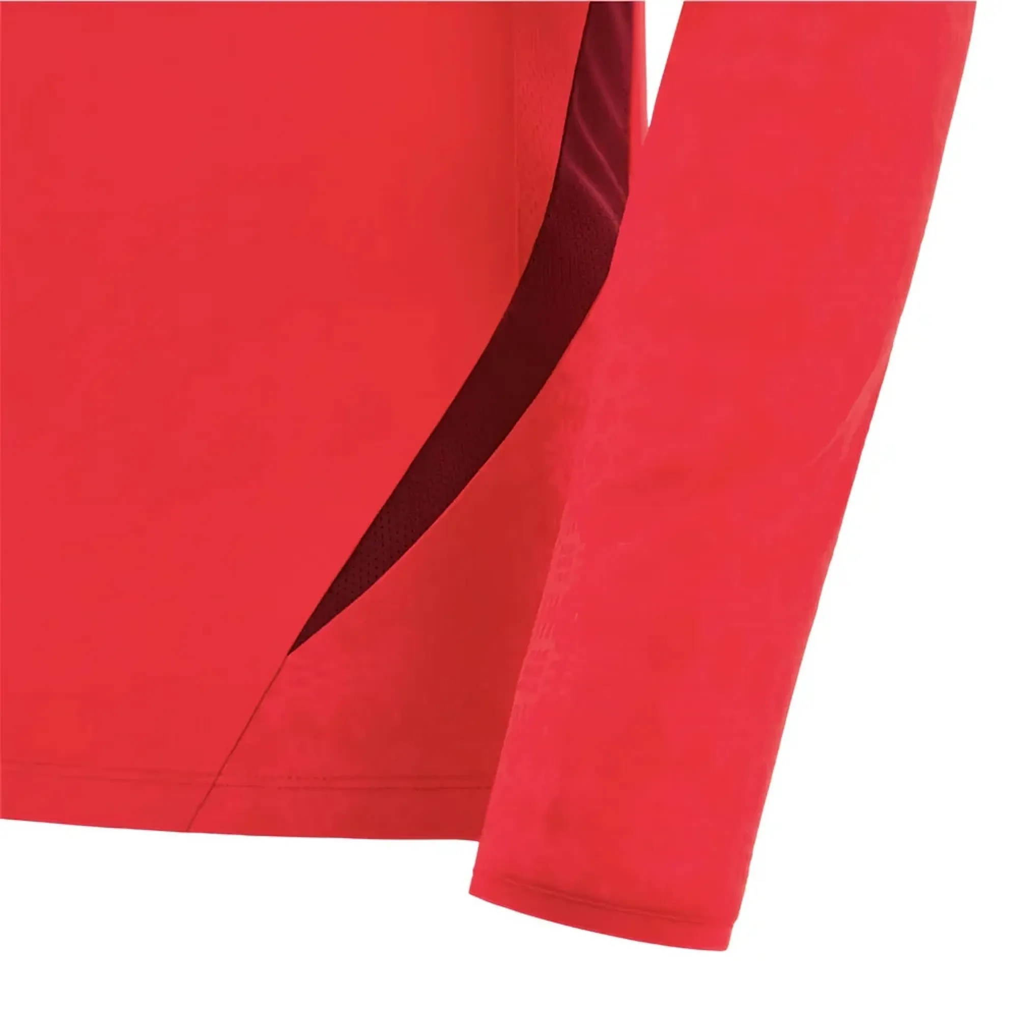 2025-2026 Wales WRU Rugby LS Player Training Shirt (Red)